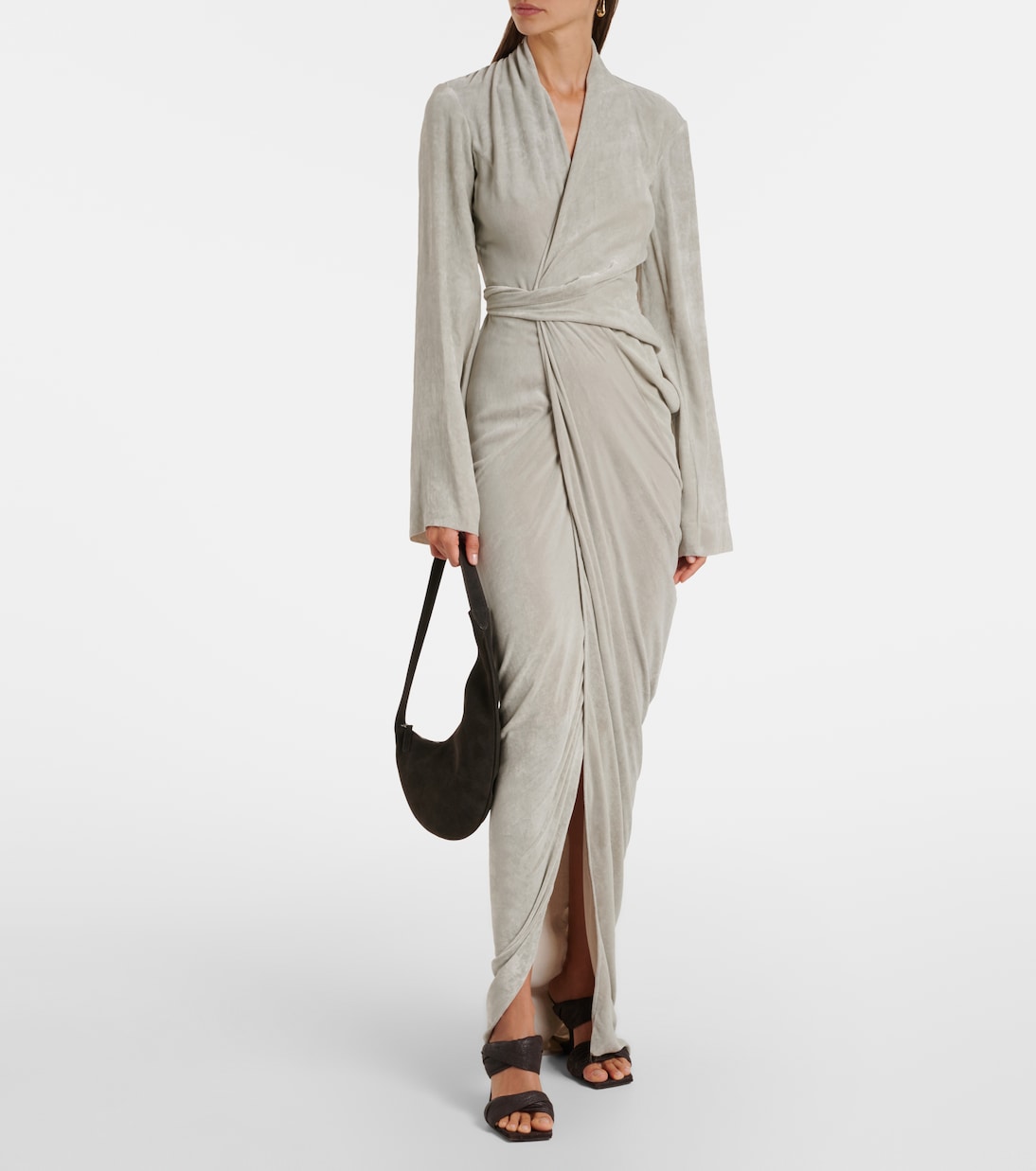 Robe portefeuille longue | Rick Owens