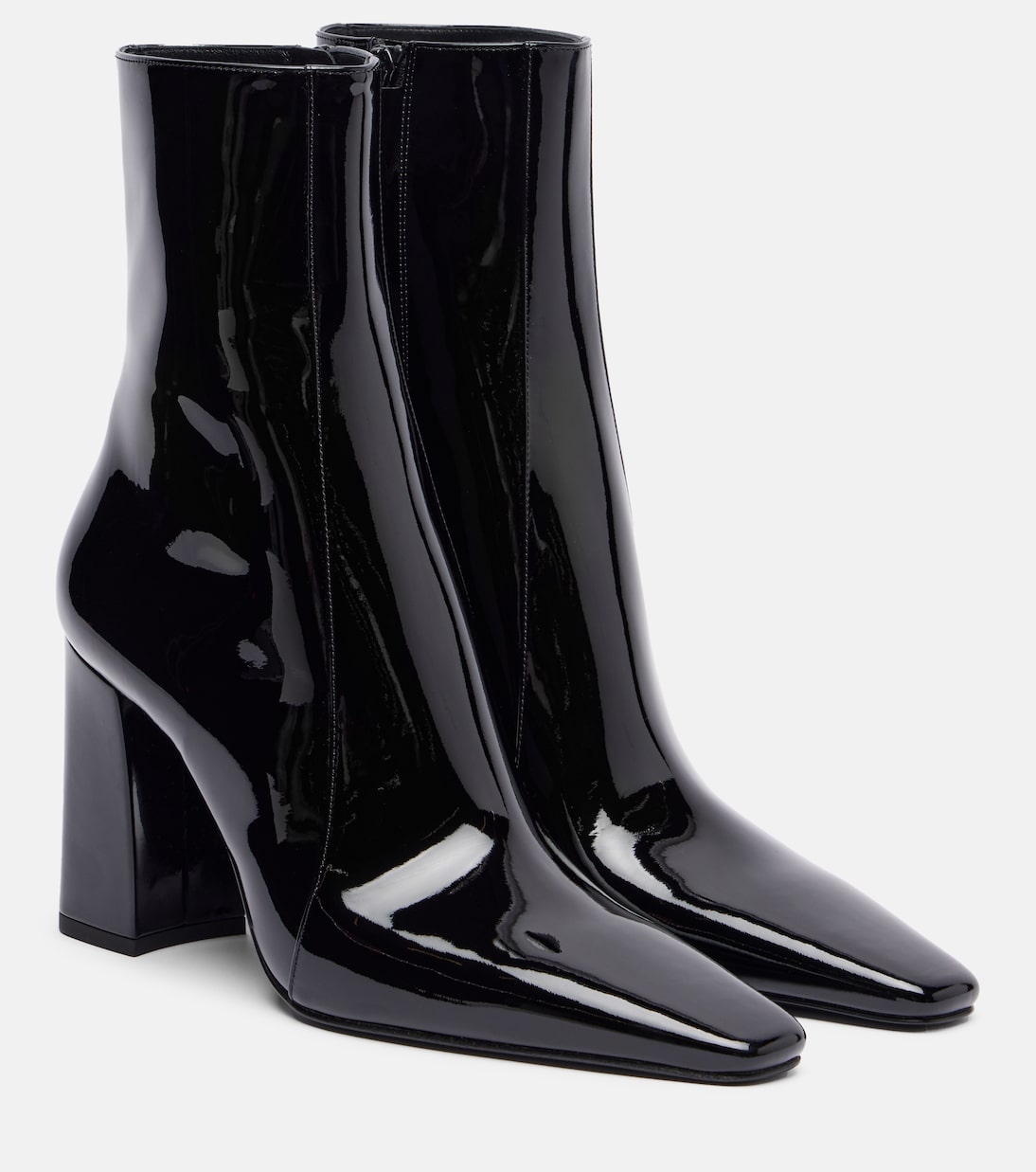 Rainer 90 patent leather ankle boots | Saint Laurent