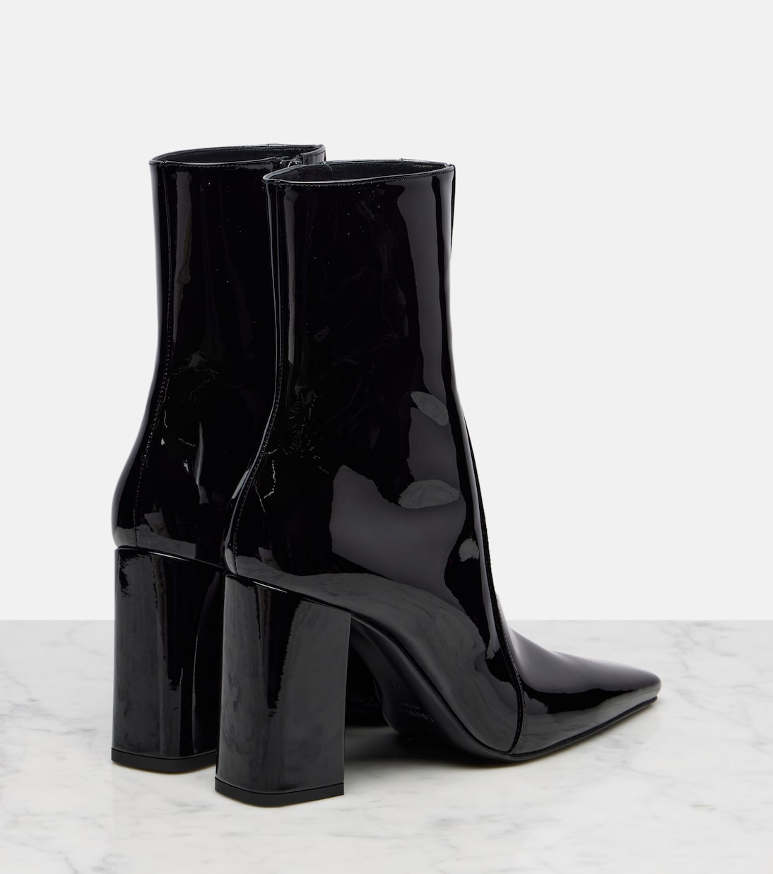 Rainer 90 patent leather ankle boots | Saint Laurent