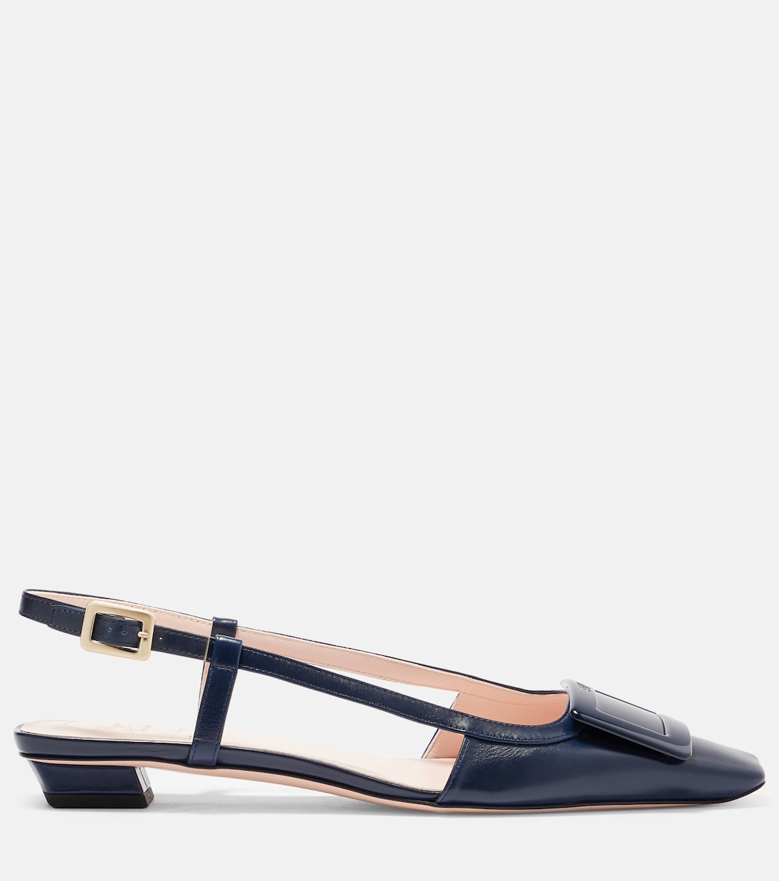 Belle Vivier 25 leather slingback flats | Roger Vivier