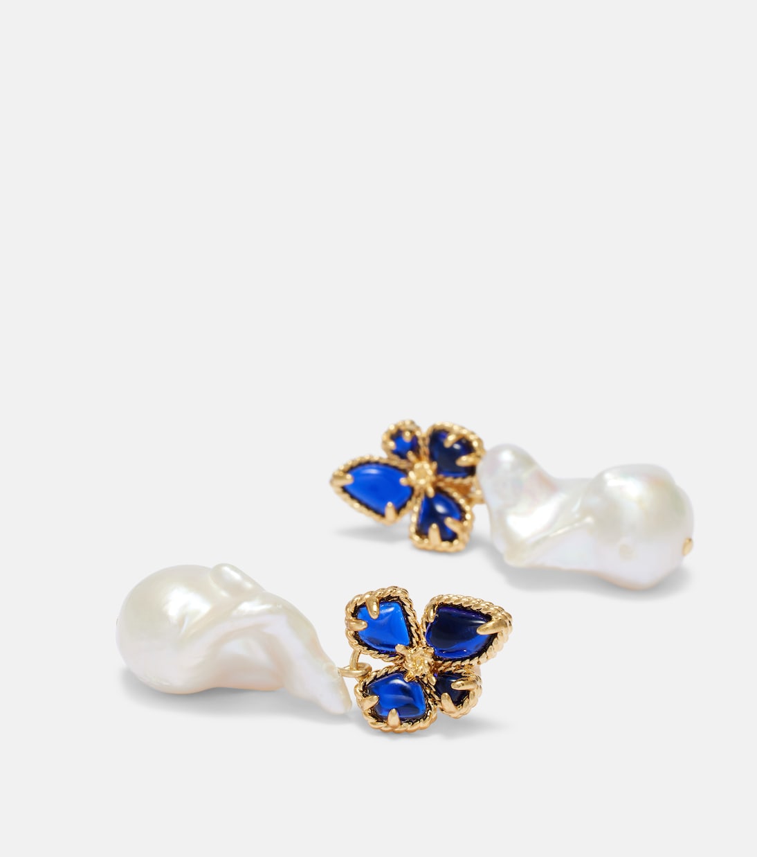 Bloom Baroque pearl drop earrings | Zimmermann