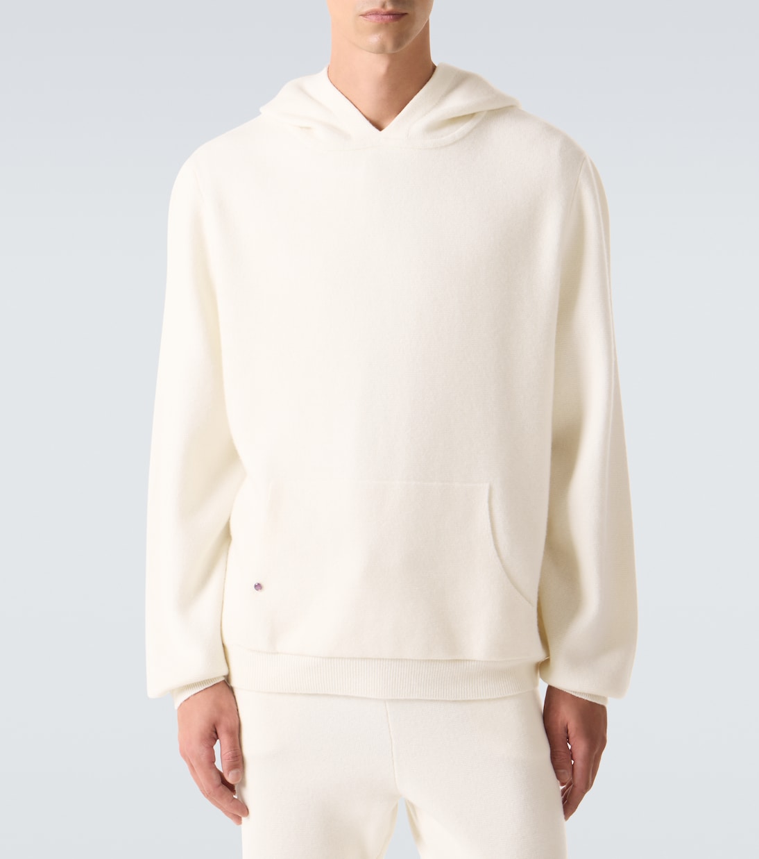 Hoodie aus Kaschmir mit Amethyst | God's True Cashmere