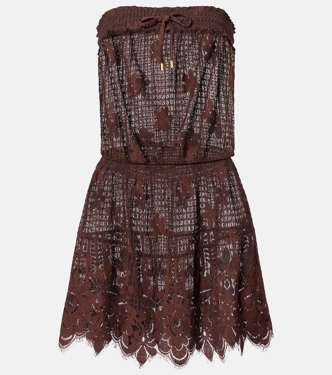 Isla cotton-blend lace minidress | Melissa Odabash