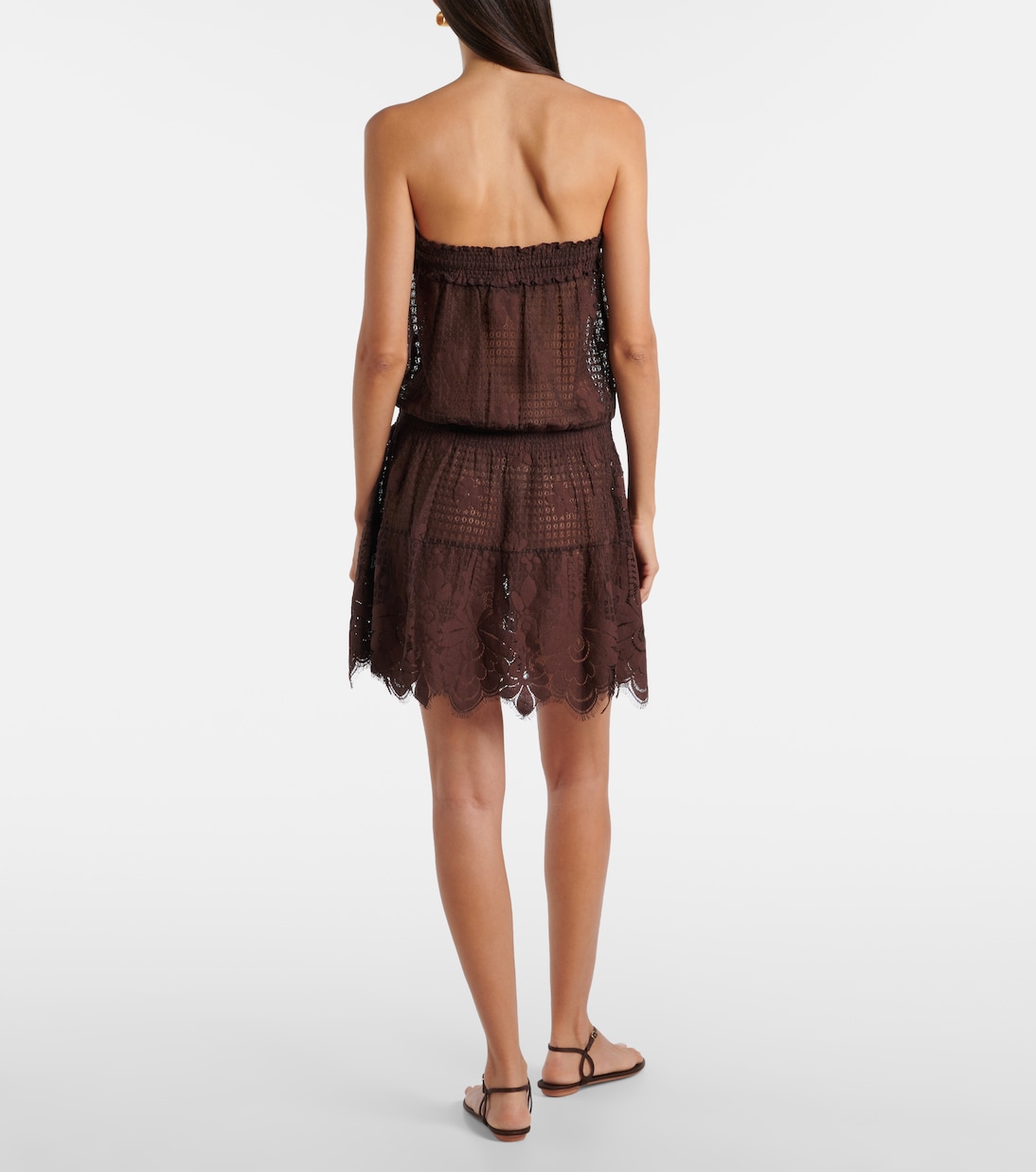 Isla cotton-blend lace minidress | Melissa Odabash