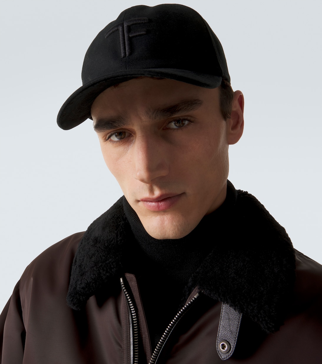 Bestickte Baseballcap aus Baumwolle | Tom Ford