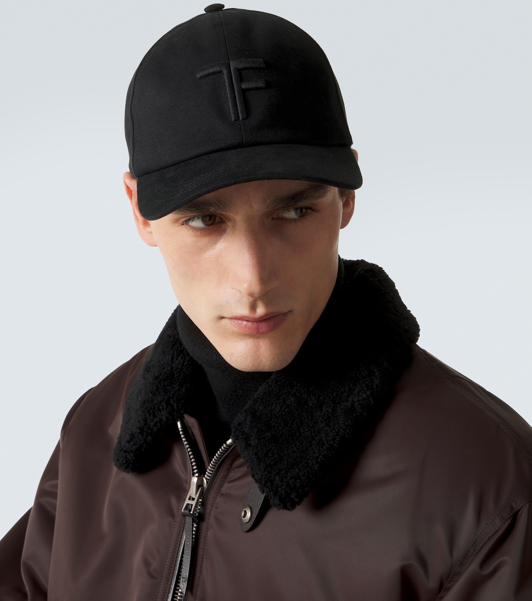 Bestickte Baseballcap aus Baumwolle | Tom Ford
