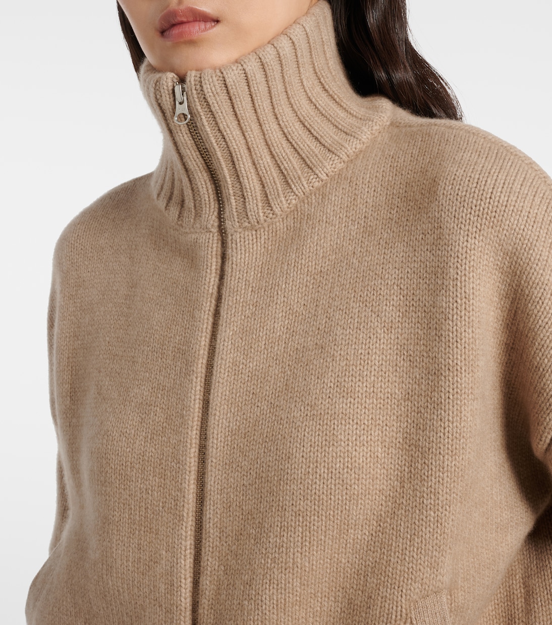 Xtra Fab cashmere zip-up cardigan | Extreme Cashmere