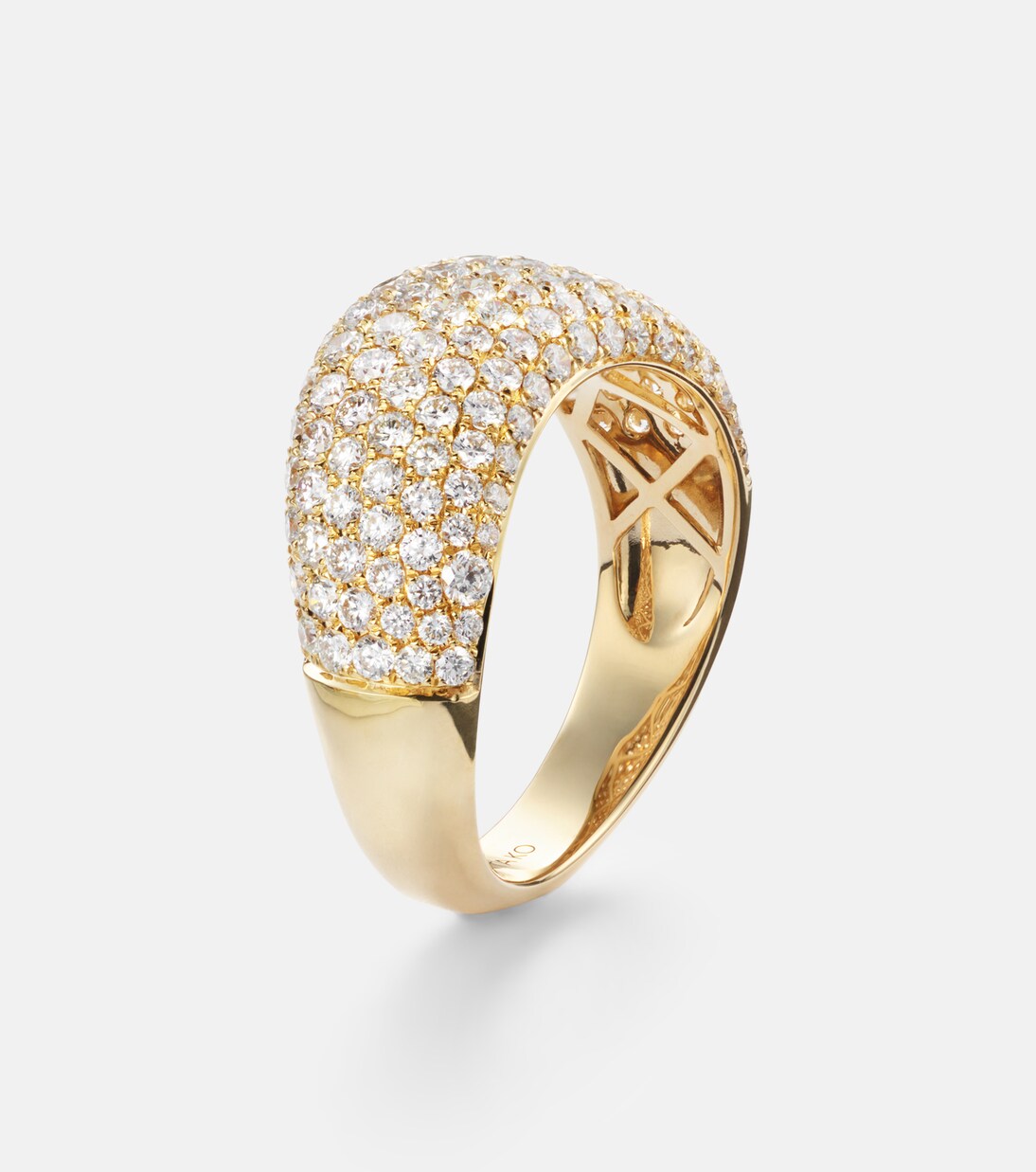 Celeste 18kt gold ring with diamonds  | Anita Ko