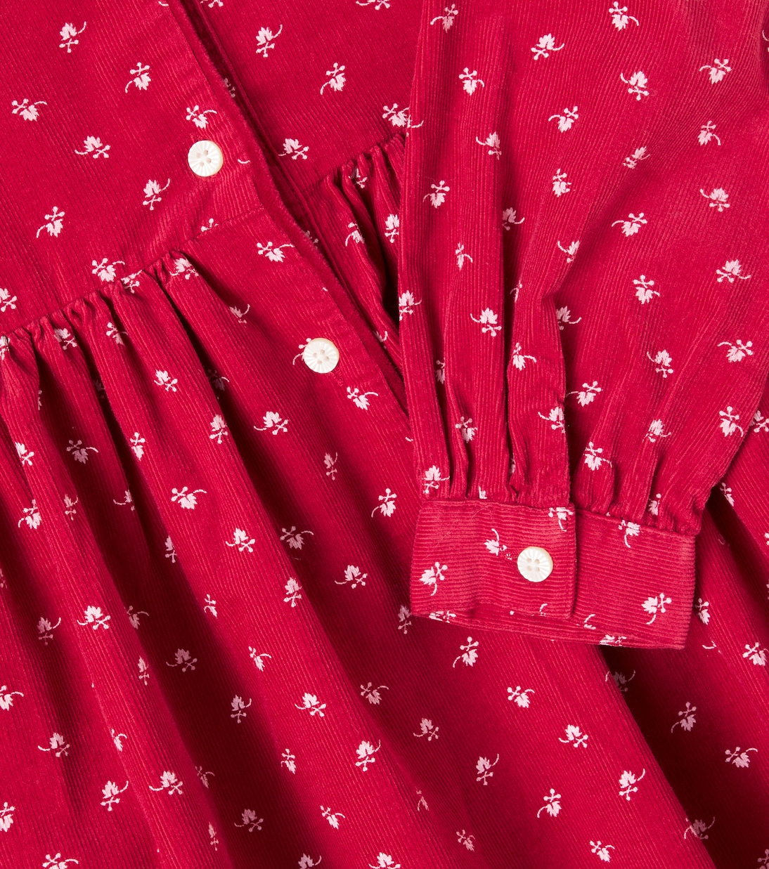 Floral cotton corduroy dress | Polo Ralph Lauren Kids