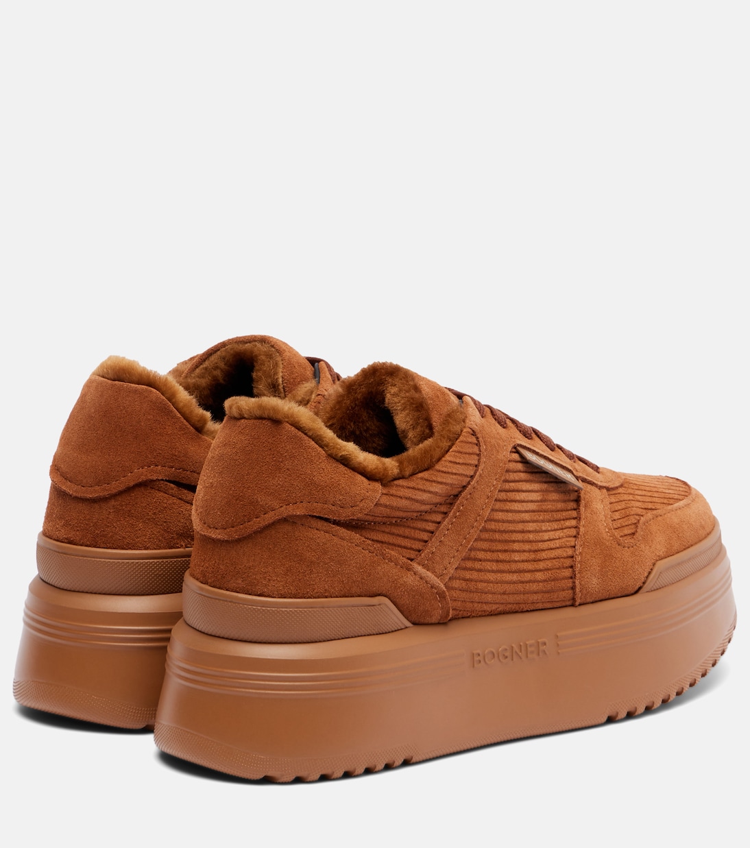 Plateau-Sneakers New York aus Veloursleder | Bogner