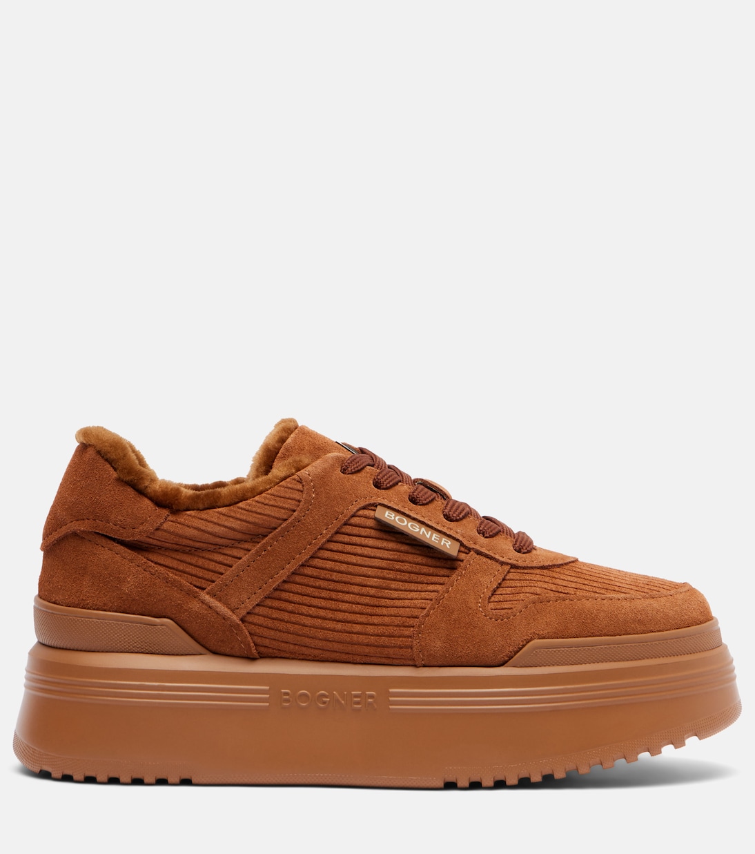 Plateau-Sneakers New York aus Veloursleder | Bogner