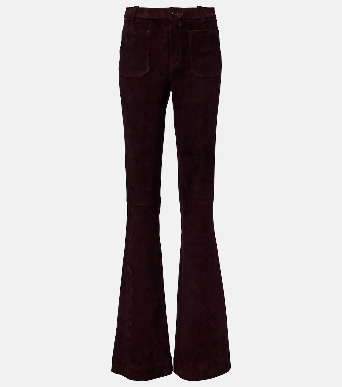 Laurent suede flared pants | Stouls