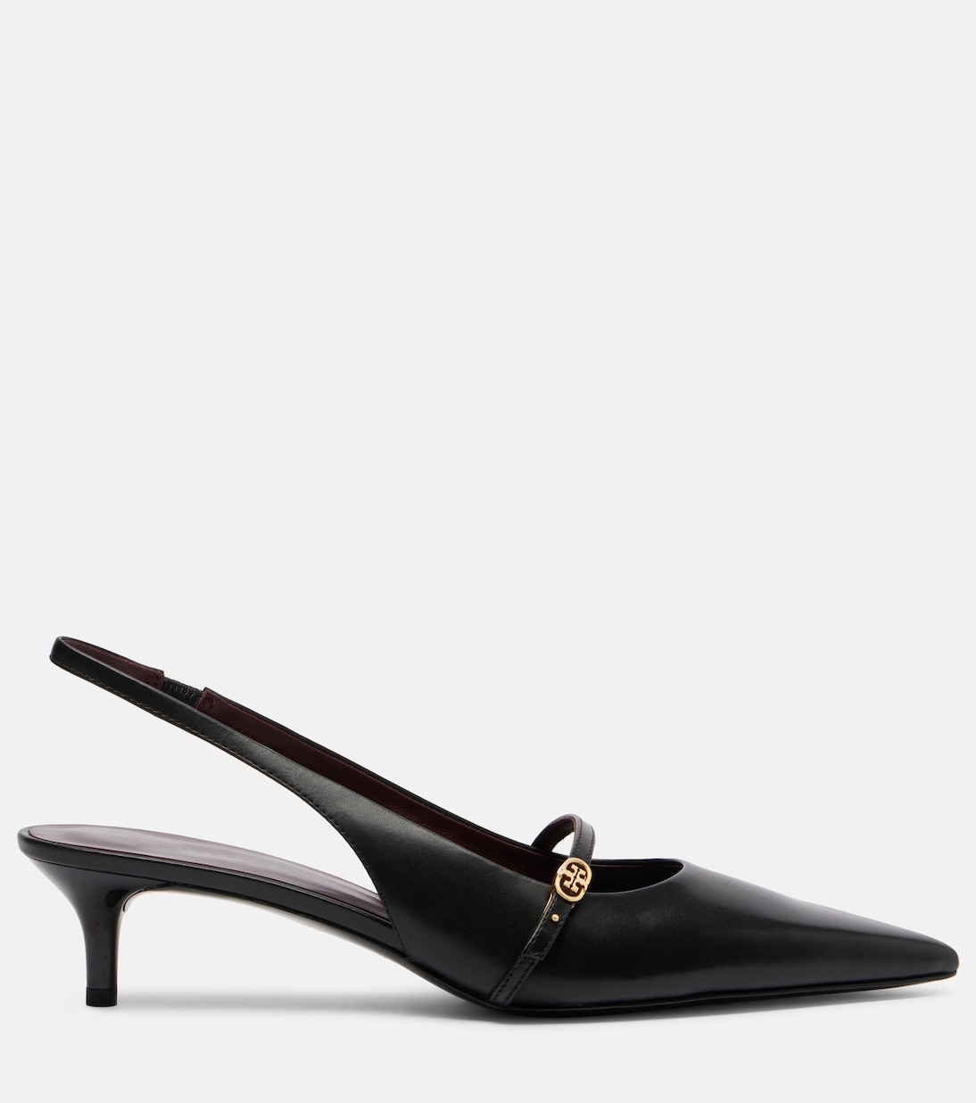 Mary-Jane-Pumps Double-T aus Leder | Tory Burch