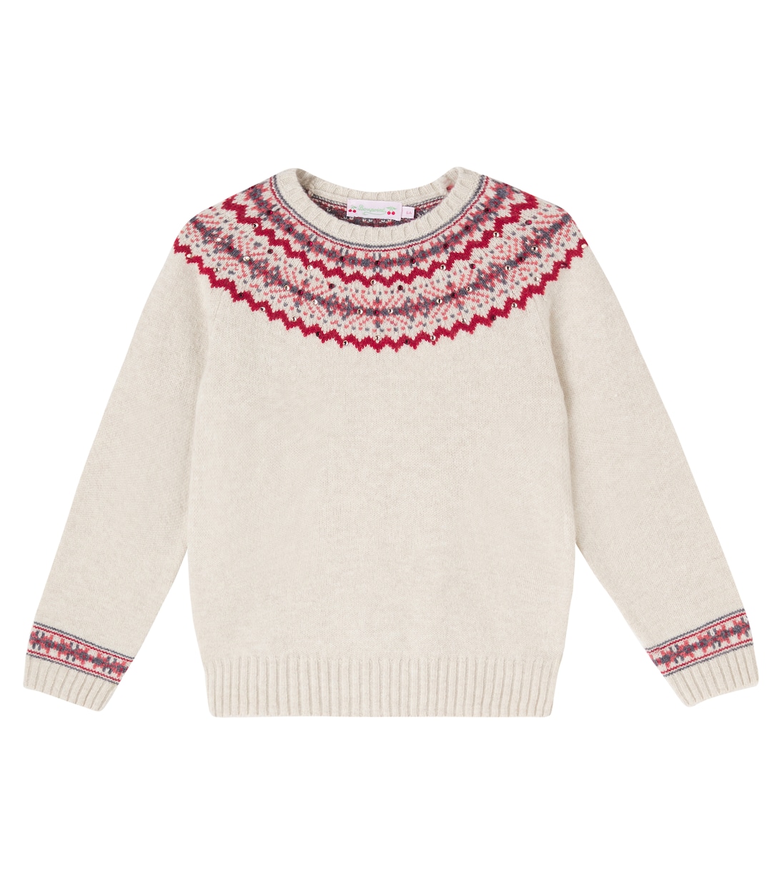 Jamon fair isle wool-blend sweater | Bonpoint