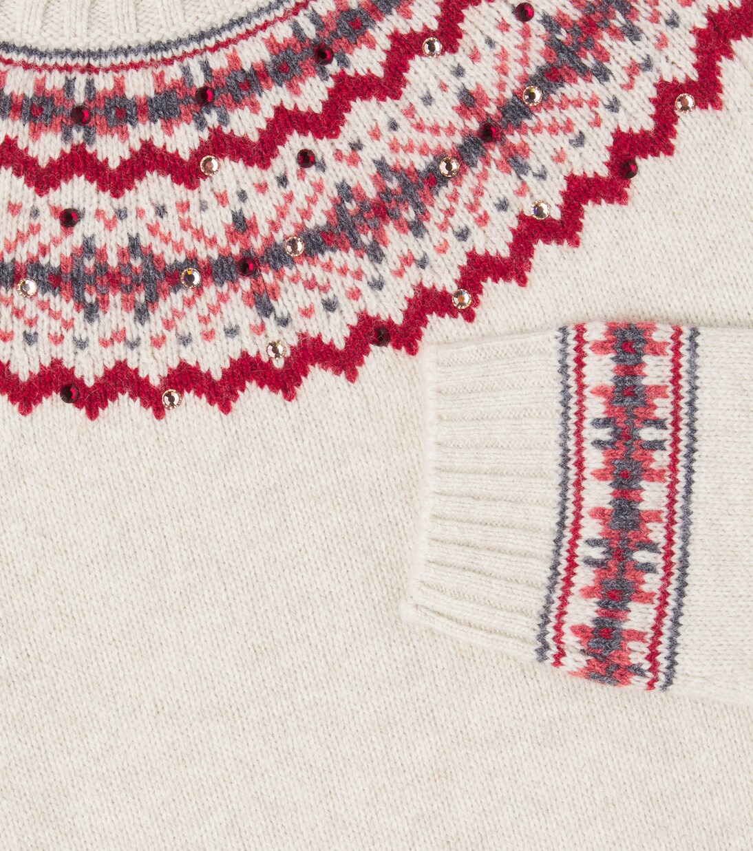 Jamon fair isle wool-blend sweater | Bonpoint