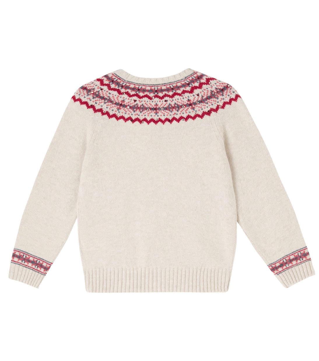 Jamon fair isle wool-blend sweater | Bonpoint