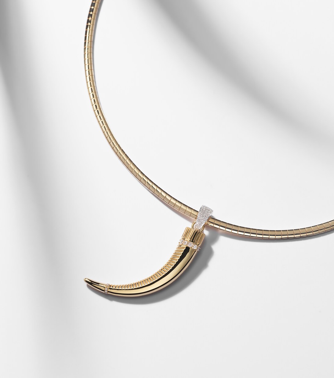 Halskette aus 18kt Gelbgold mit Diamanten | FoundRae