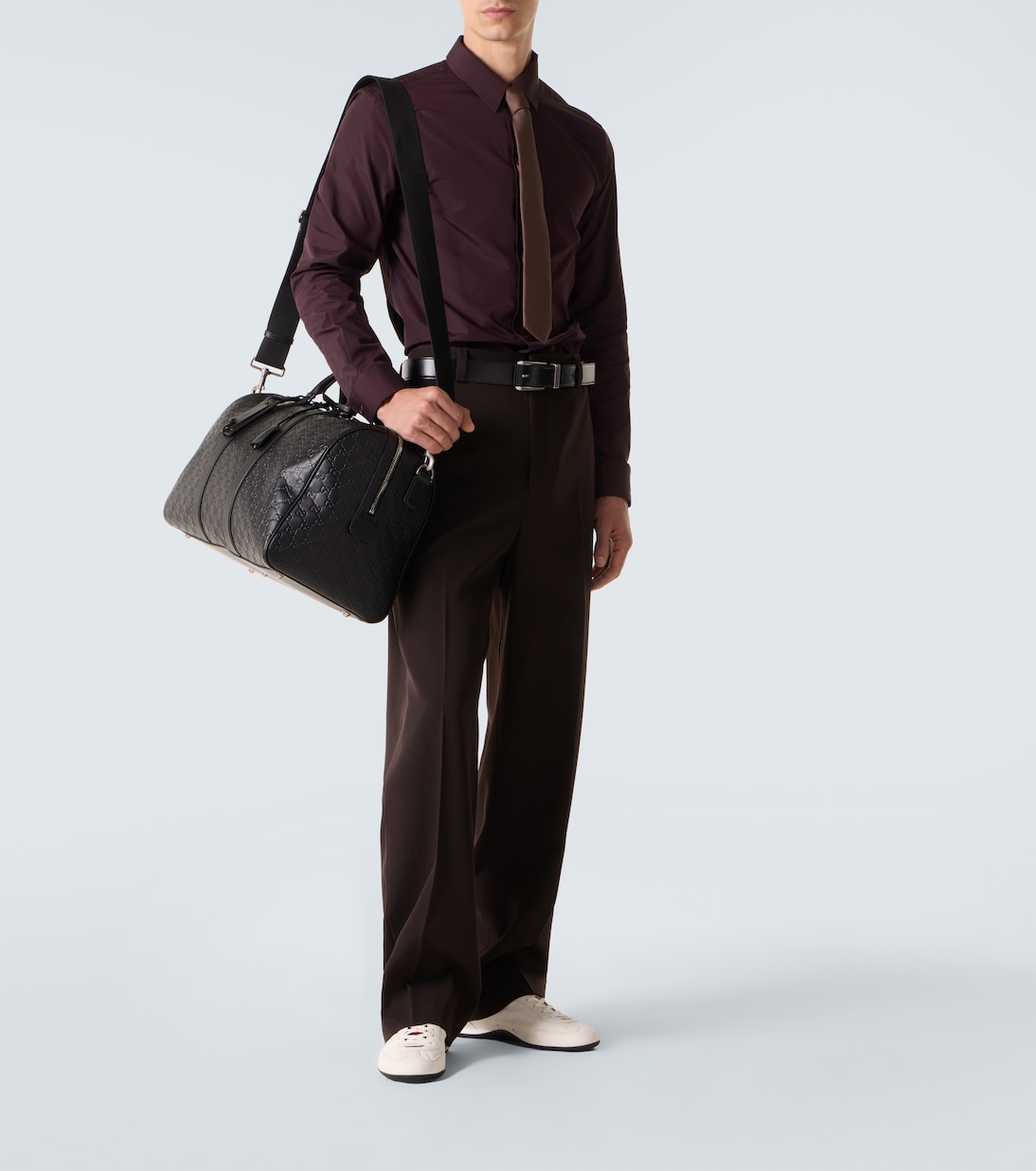 GG leather duffel bag | Gucci