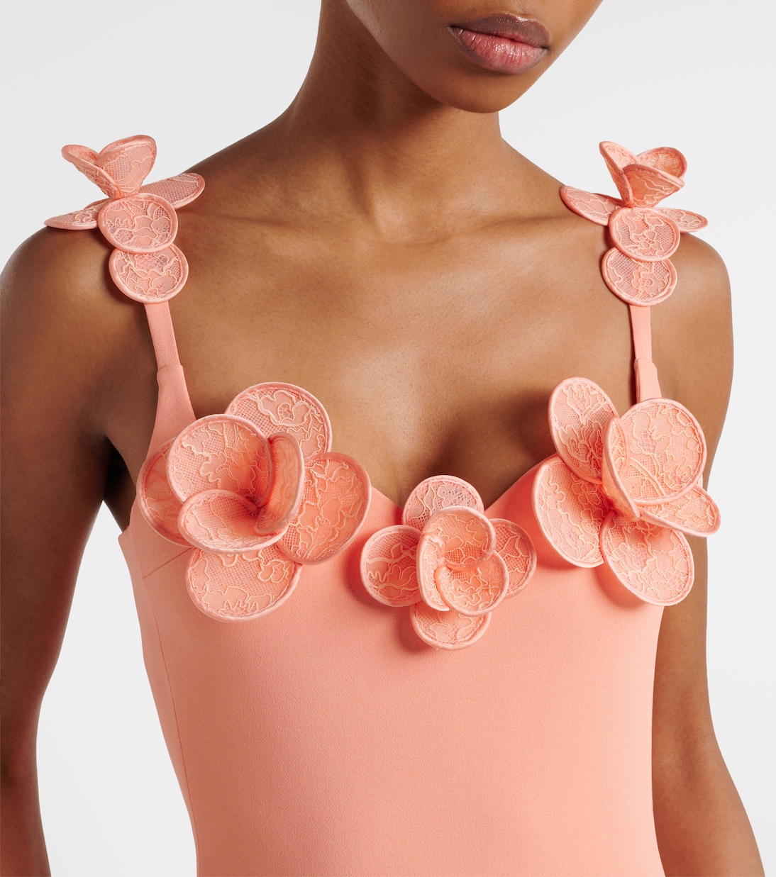 Floral-appliqué gown | David Koma