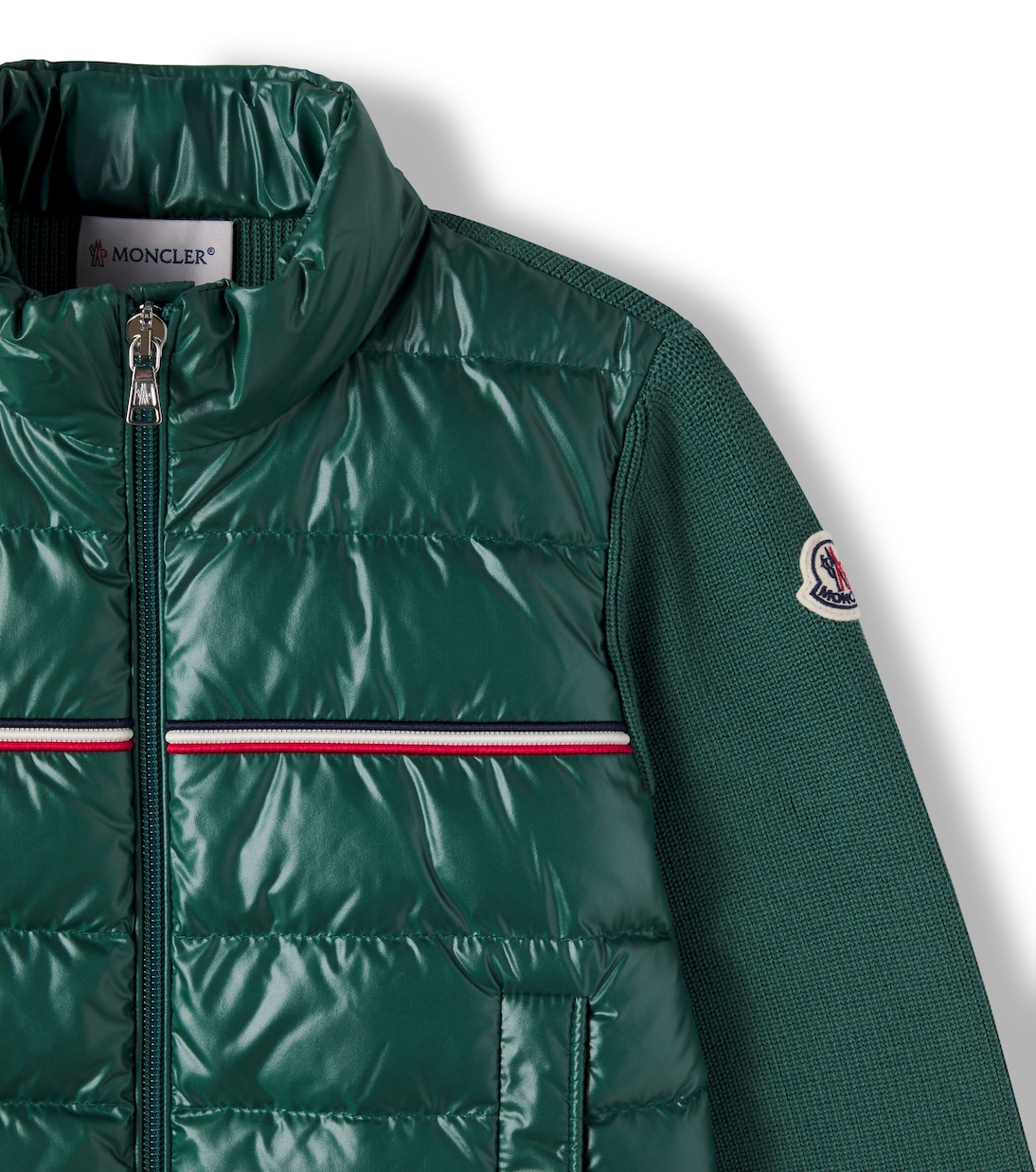 Down-paneled cotton jacket | Moncler Enfant