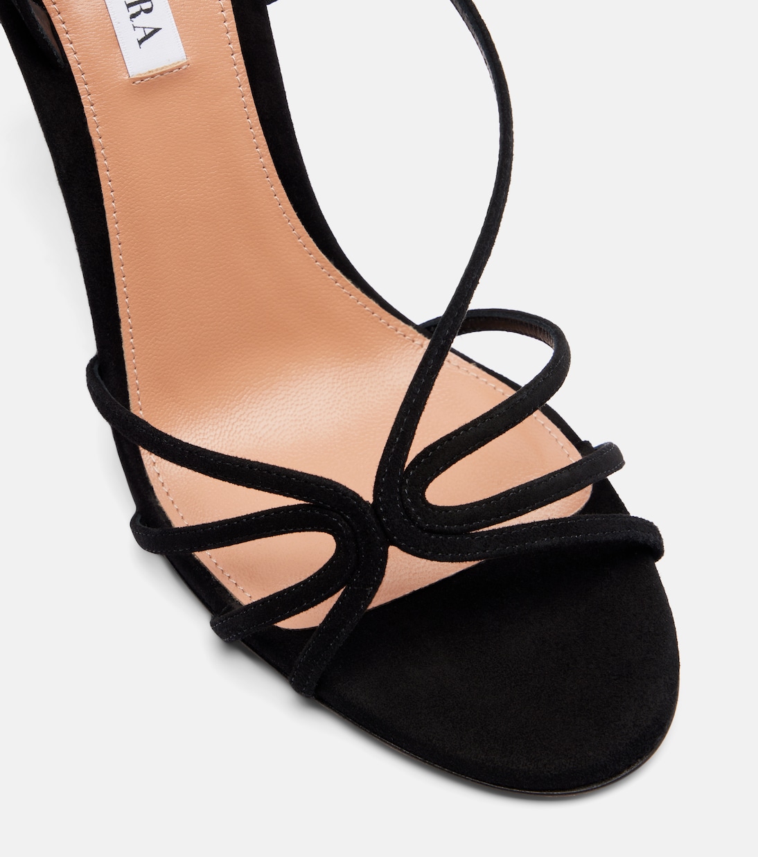 Sandales Talk To Me 105 en daim | Aquazzura