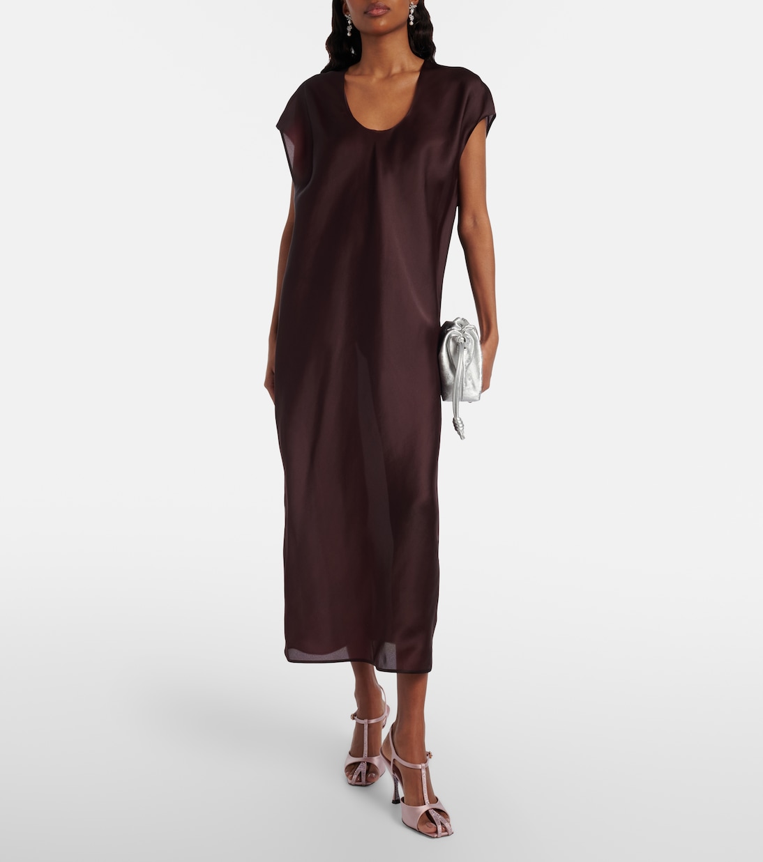 Sandalias Hidden Gem 95 de satén adornadas | Herbert Levine