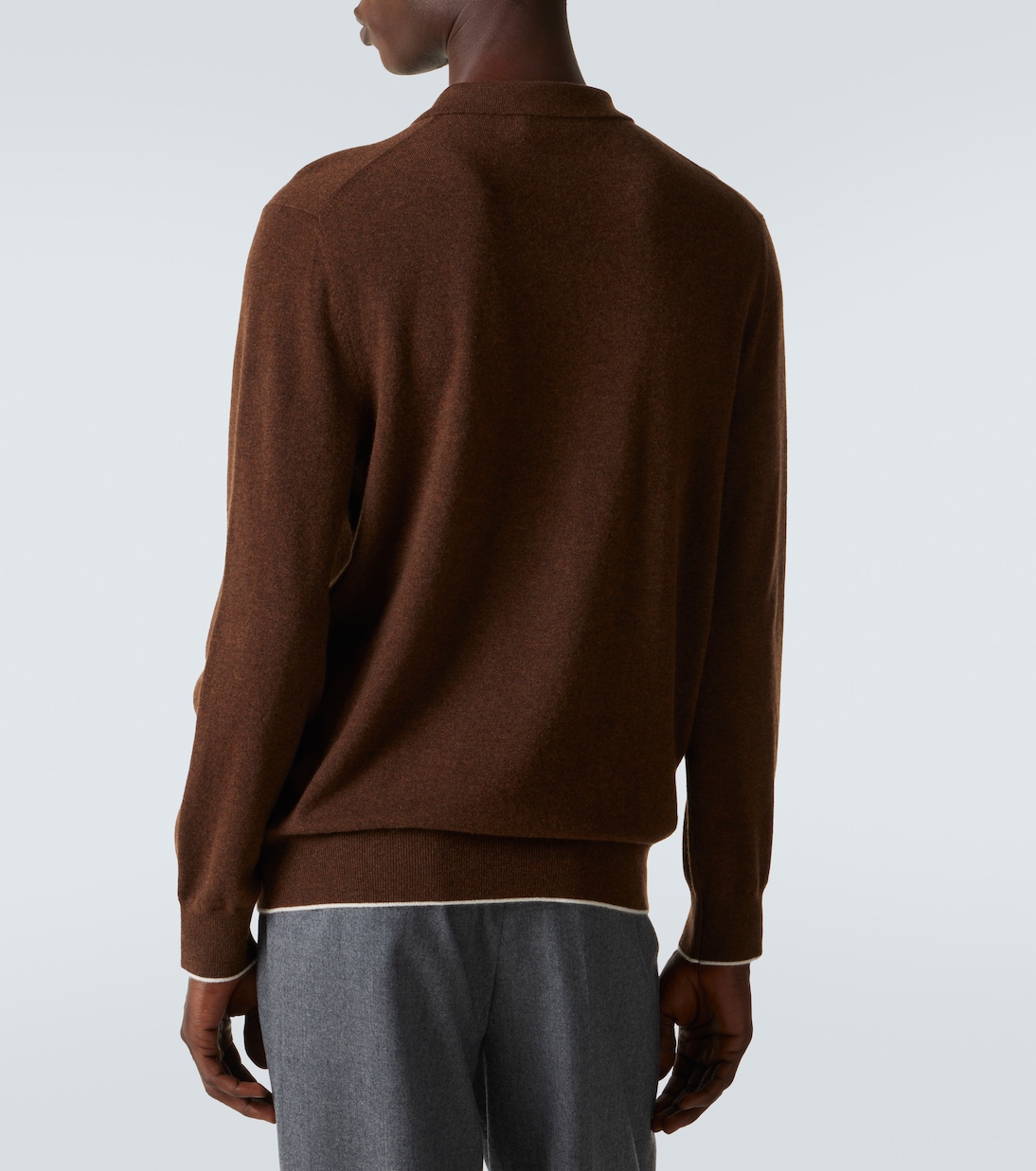 Cashmere polo sweater | Arch4