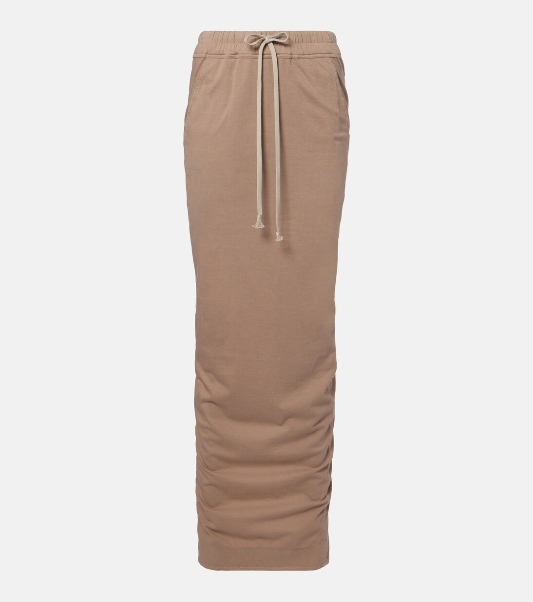 Cotton jersey maxi skirt | Rick Owens