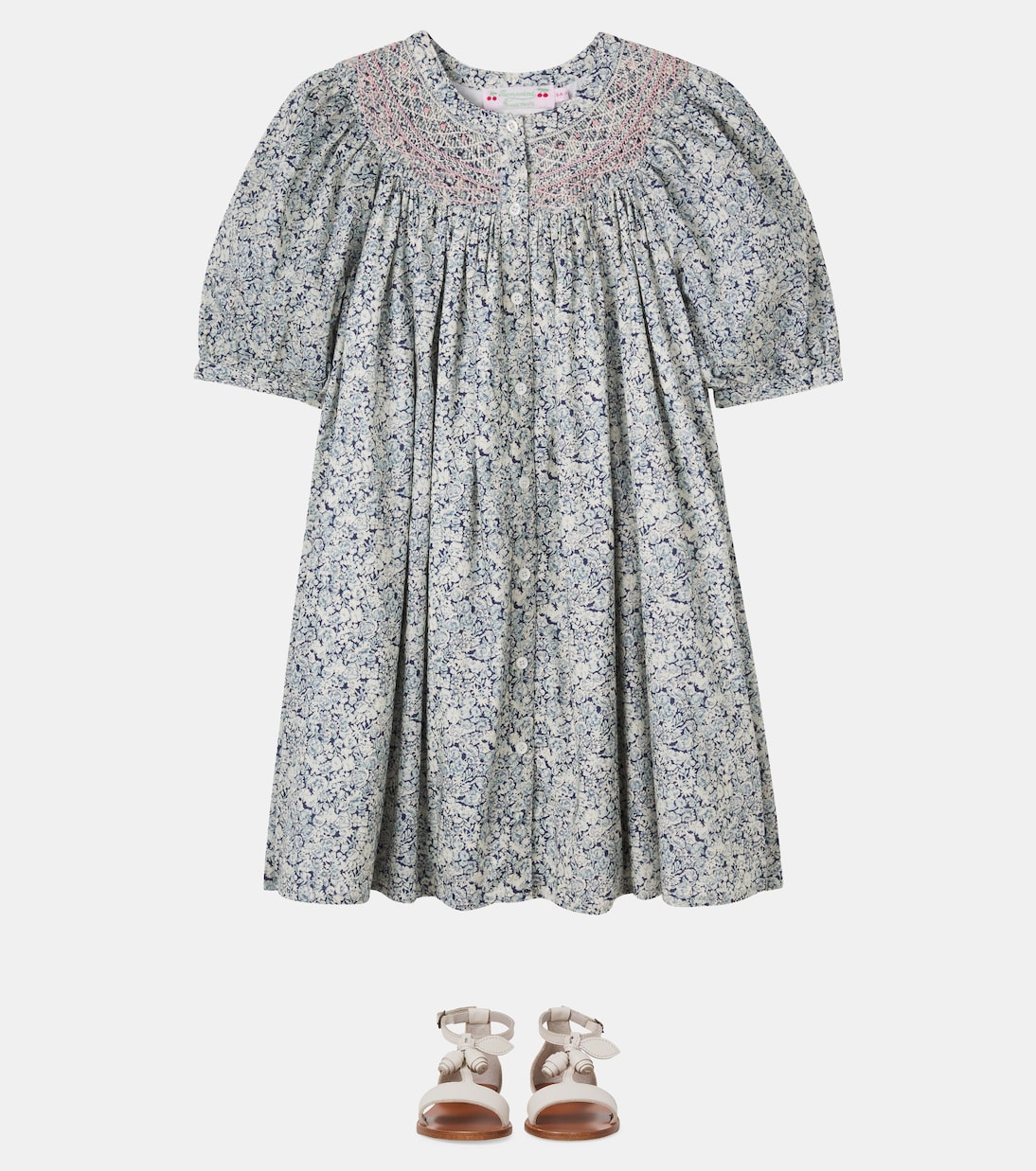 Kleid Ladwiga aus Baumwolle | Bonpoint