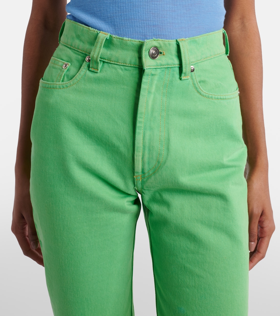 High-rise capri jeans | Versace