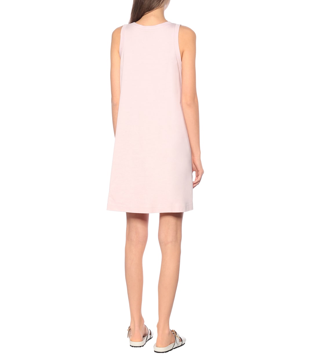 Vestido de punto fino de algodón | Prada