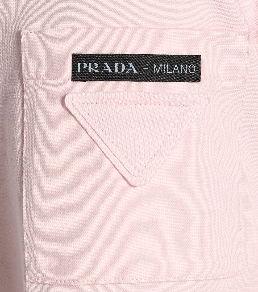 Vestido de punto fino de algodón | Prada
