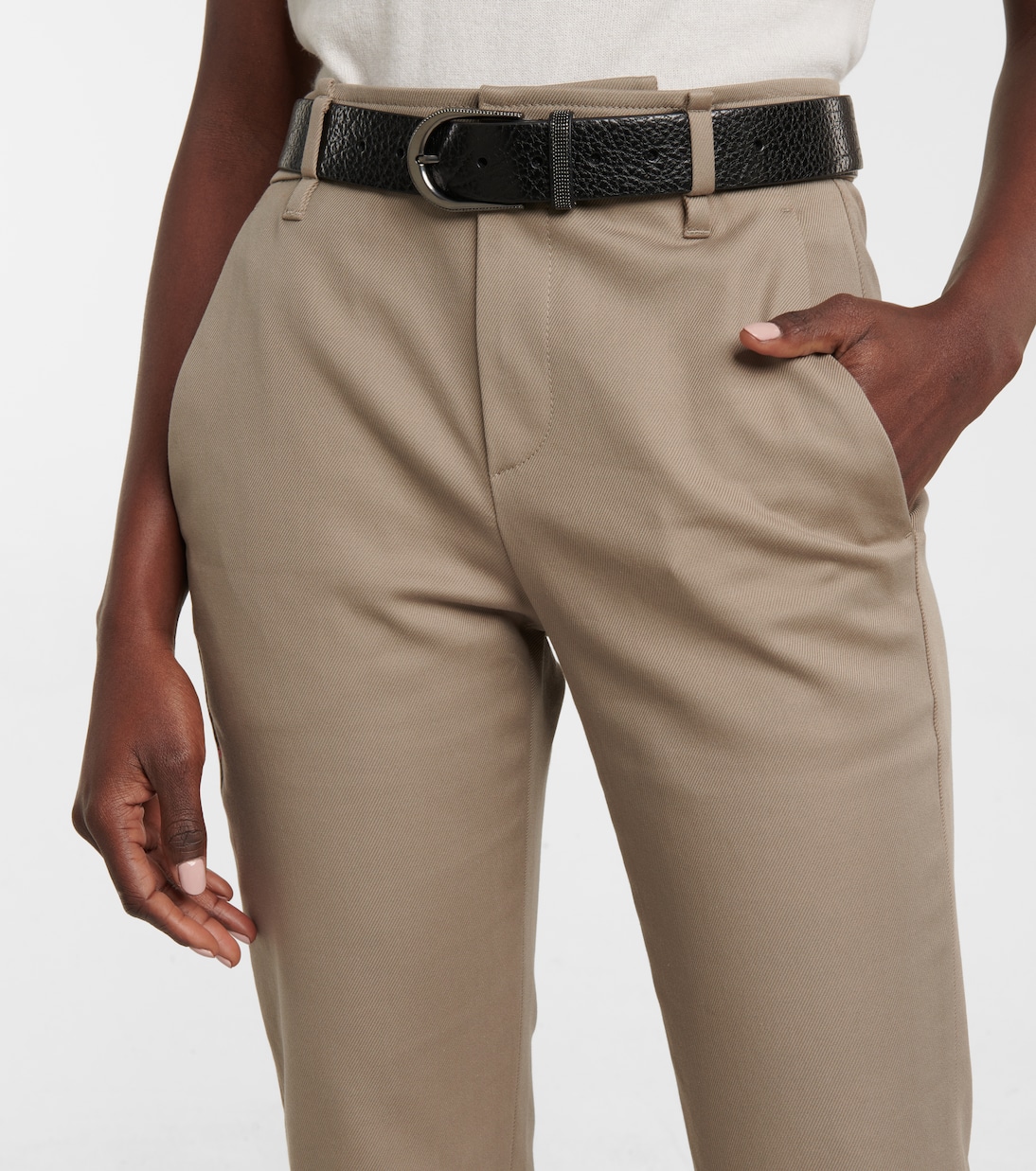 Ceinture Skinny en cuir | Brunello Cucinelli