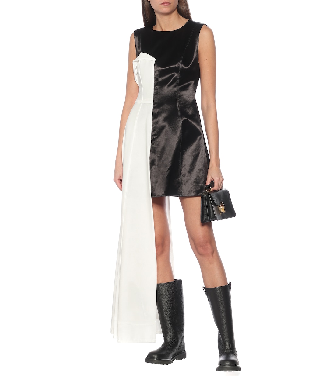 Asymmetric satin minidress | Marni
