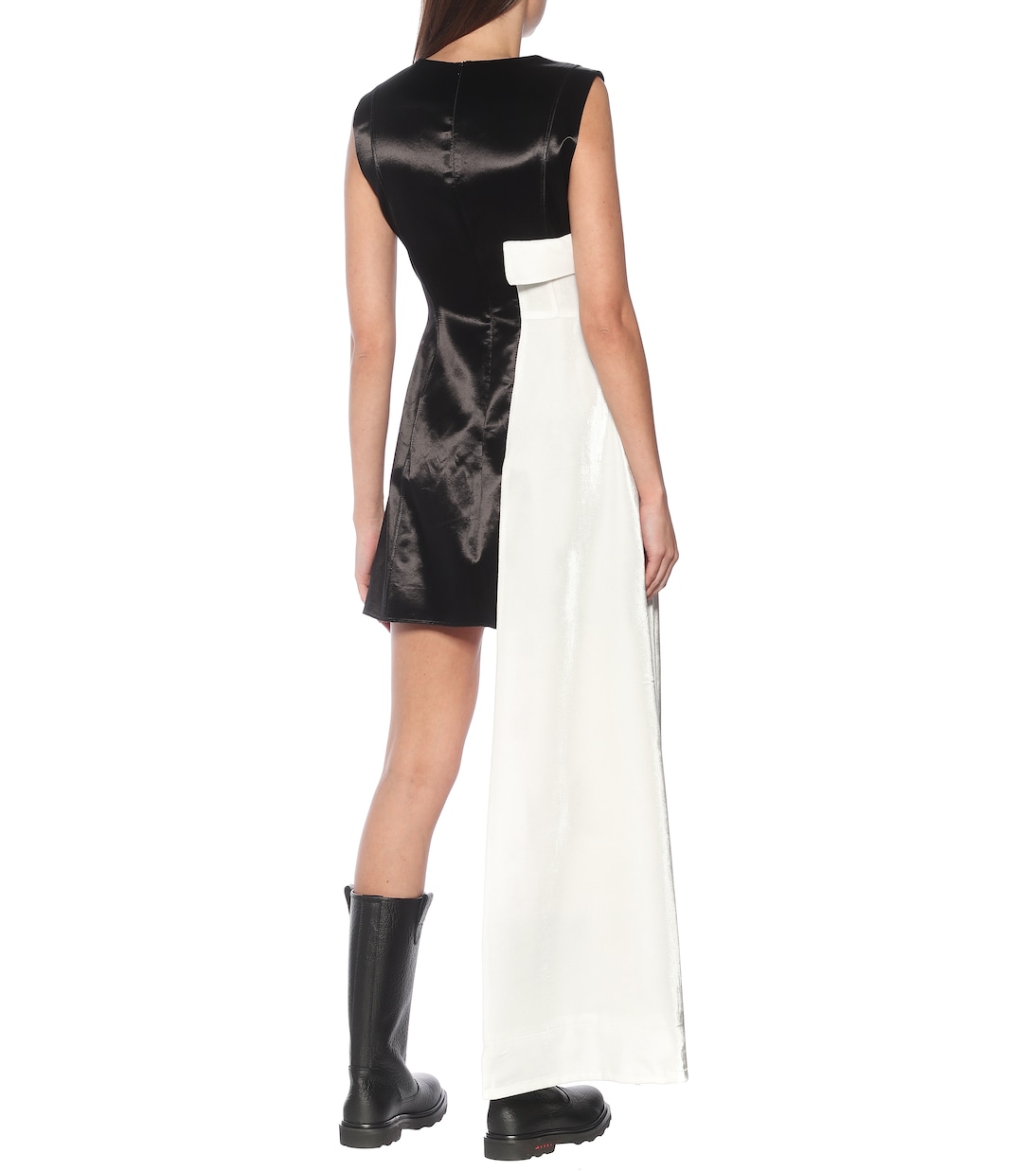 Asymmetric satin minidress | Marni