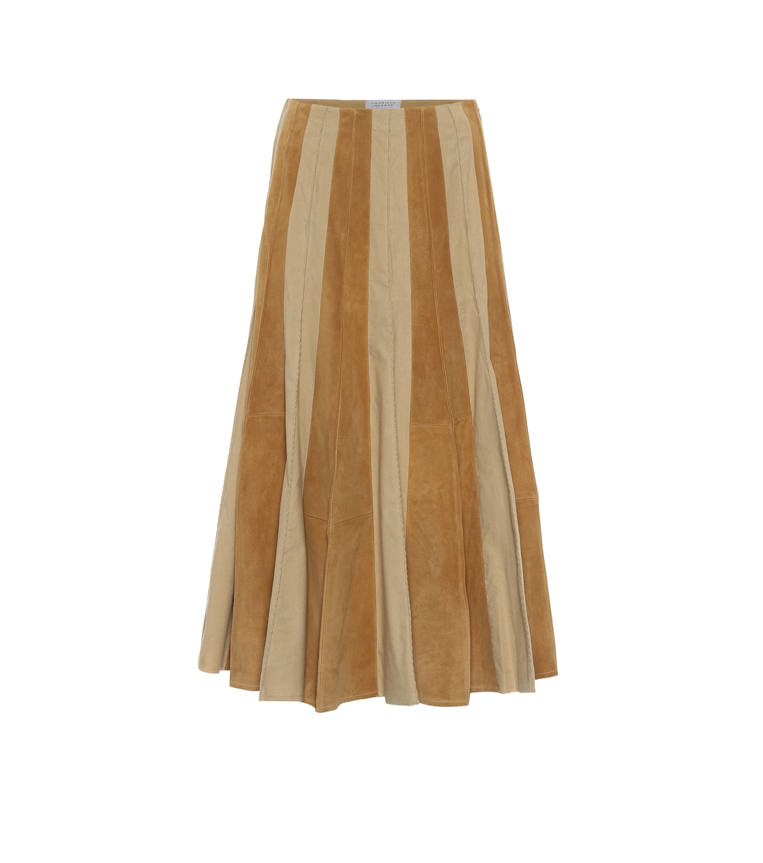 Robe midi Ernst en daim et coton | Gabriela Hearst