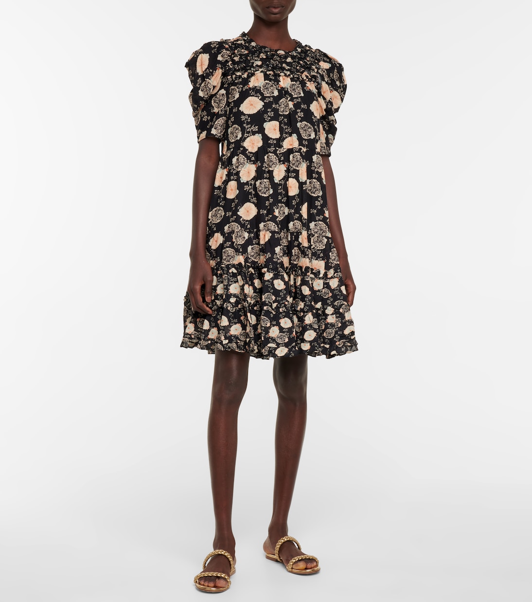 Cassian floral cotton-blend minidress | Ulla Johnson