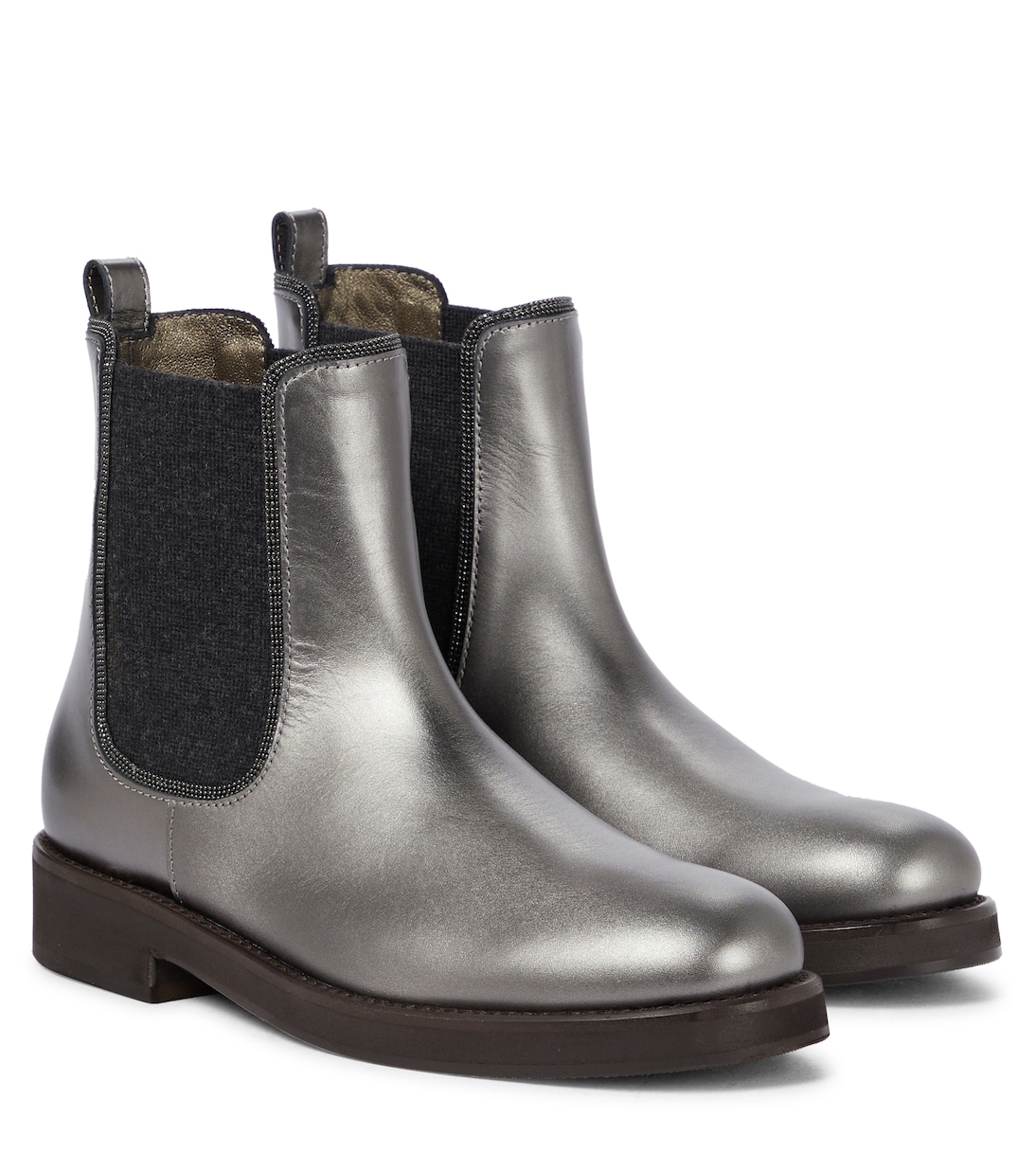Stivaletti Chelsea in pelle | Brunello Cucinelli Kids