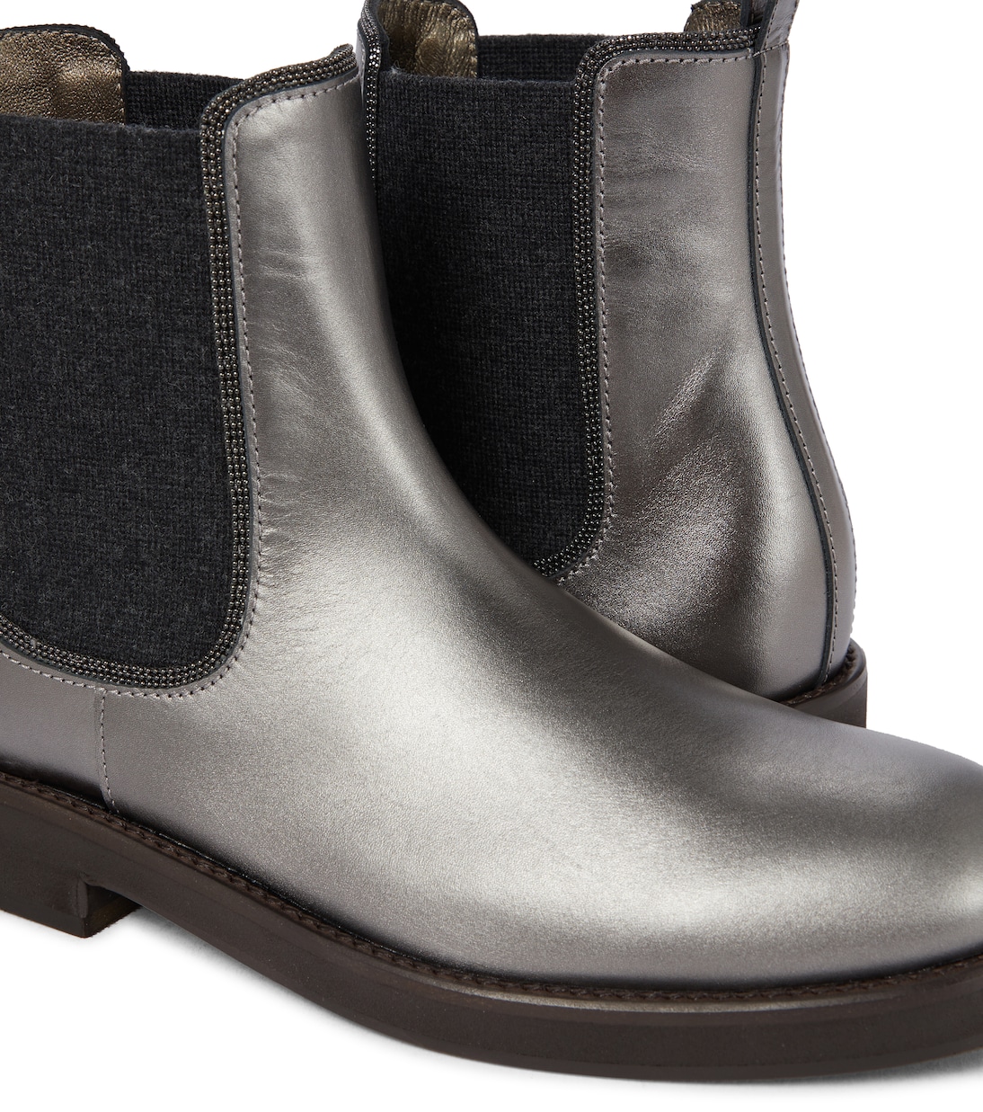 Stivaletti Chelsea in pelle | Brunello Cucinelli Kids