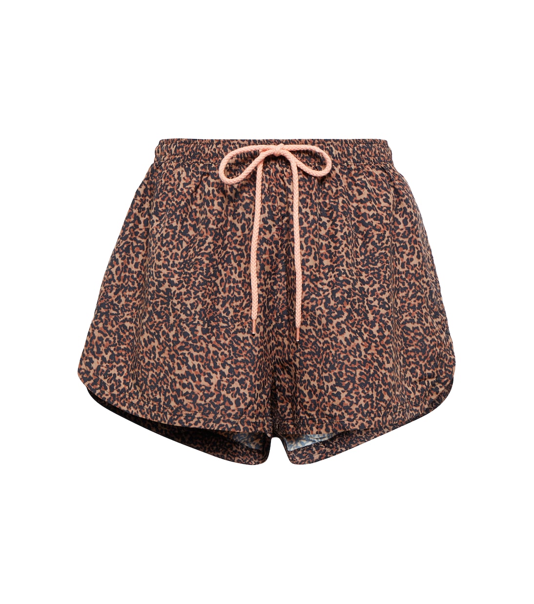 Short Rococo Efrem à taille haute et motif léopard | The Upside