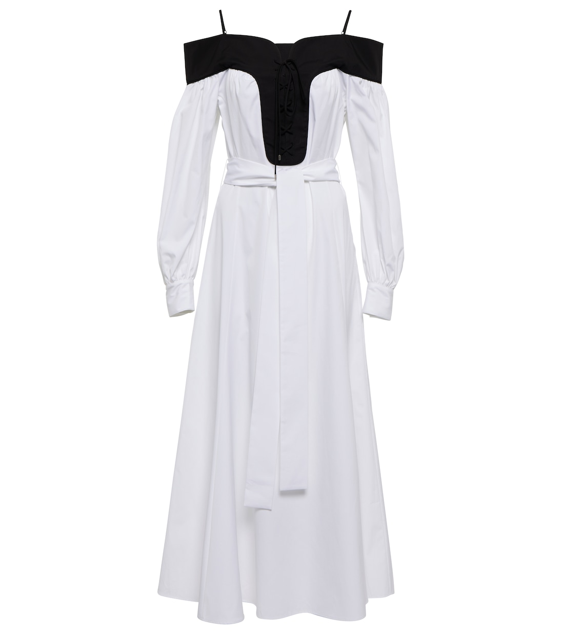 Elias off-shoulder cotton midi dress | Gabriela Hearst