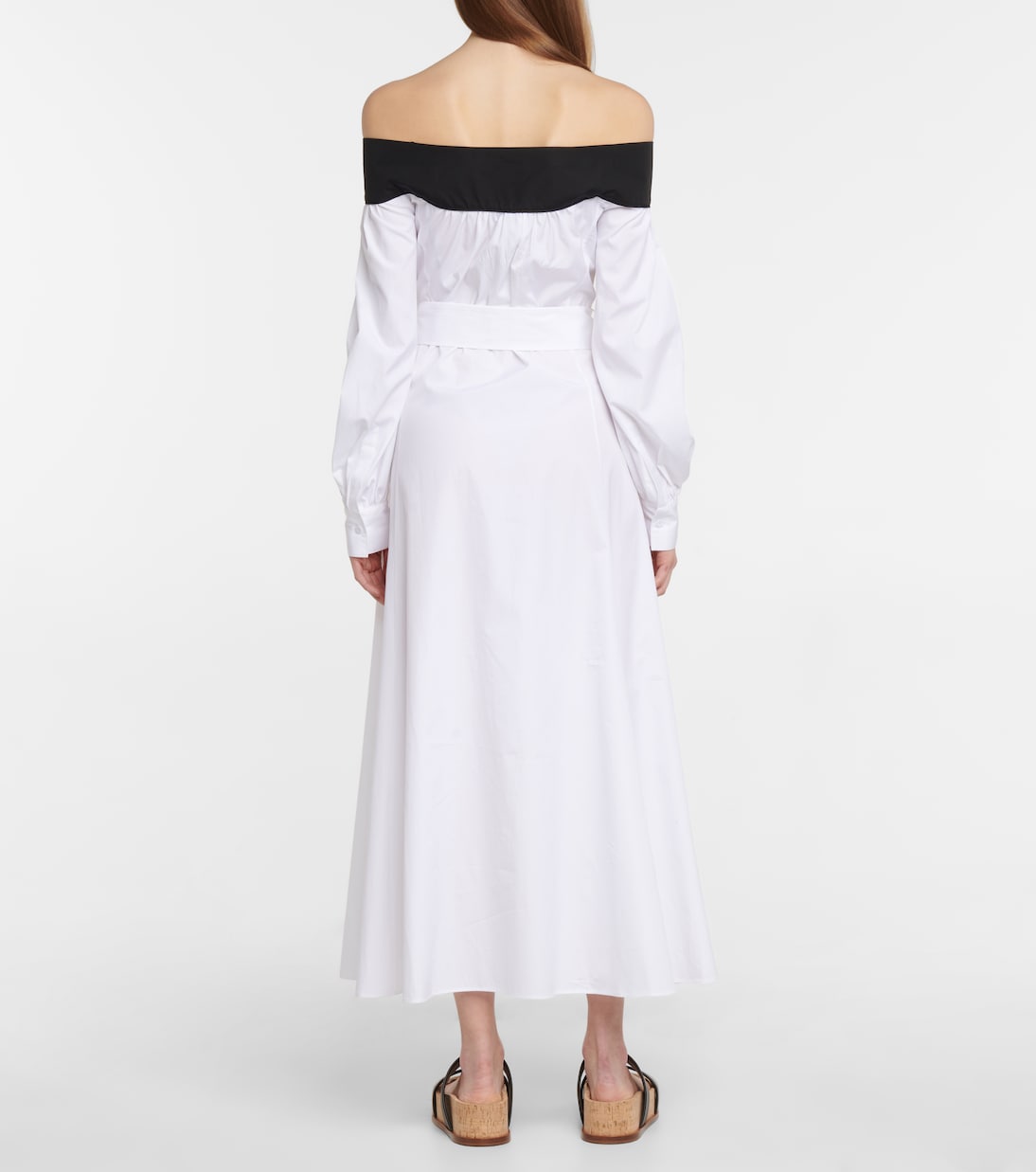 Elias off-shoulder cotton midi dress | Gabriela Hearst