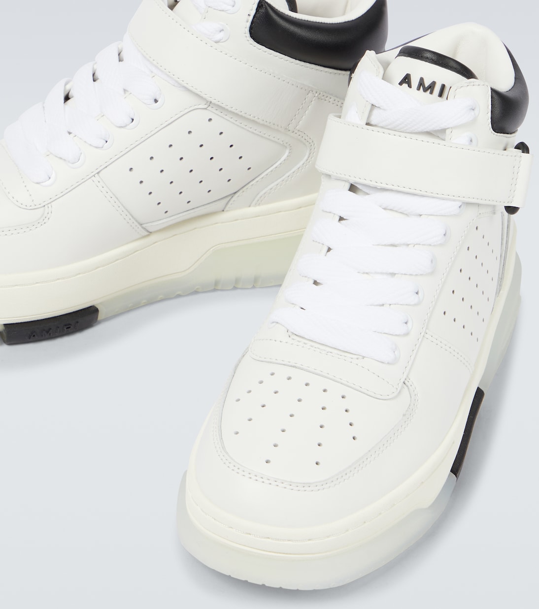Stadium high-top leather sneakers | Amiri