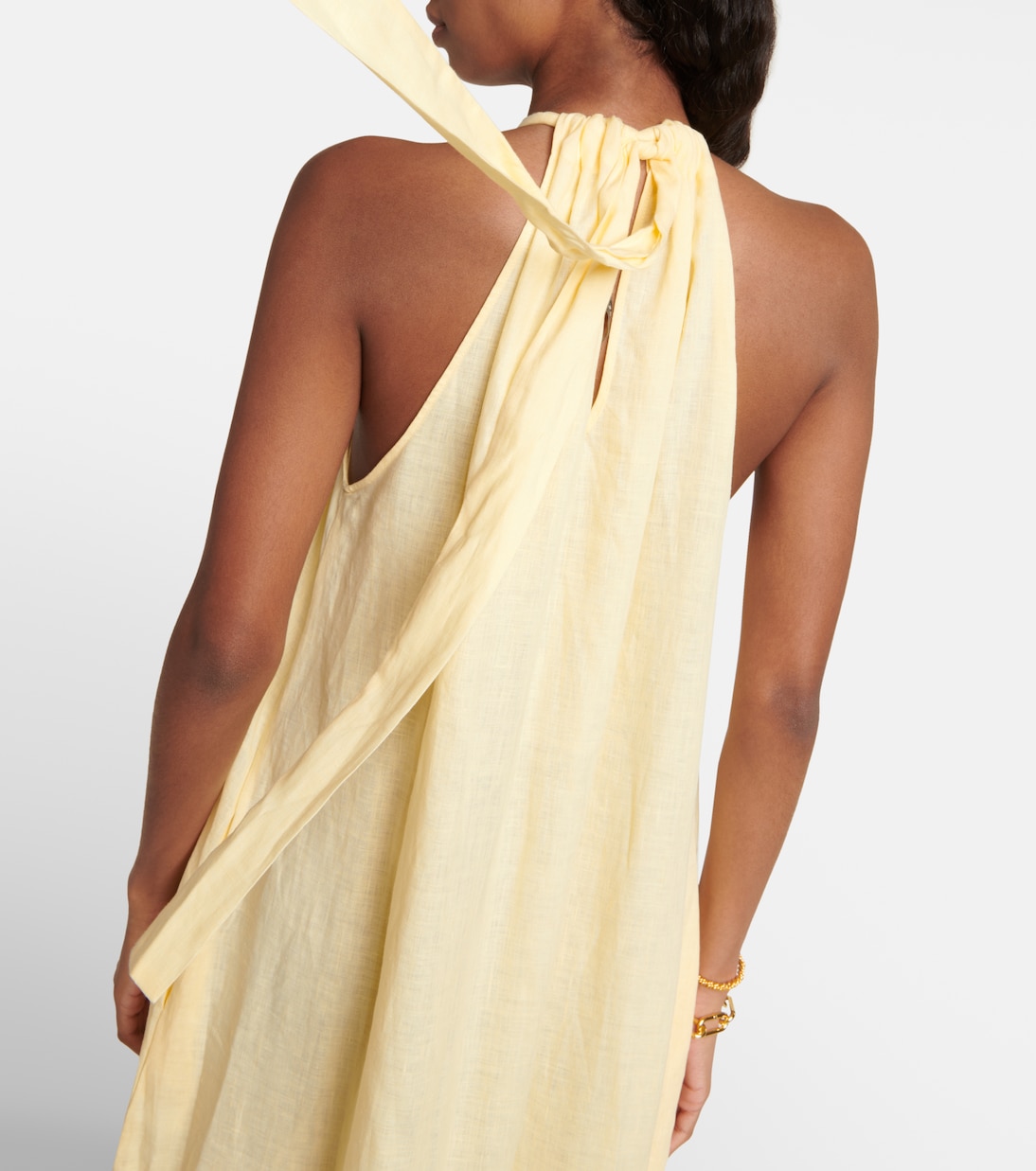 Maxikleid Ibiza aus Leinen | Asceno