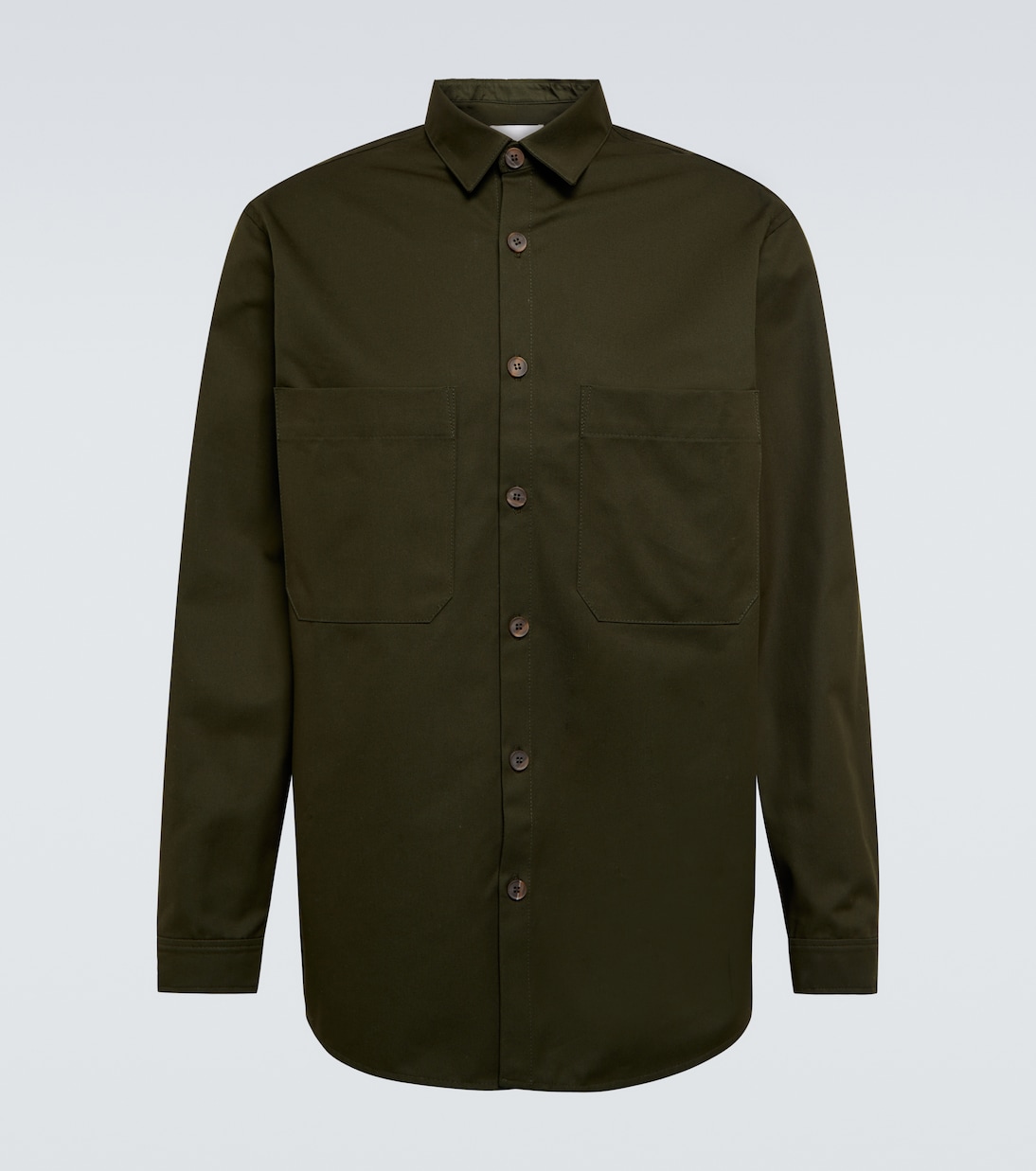 Camisa en sarga de algodón | King & Tuckfield