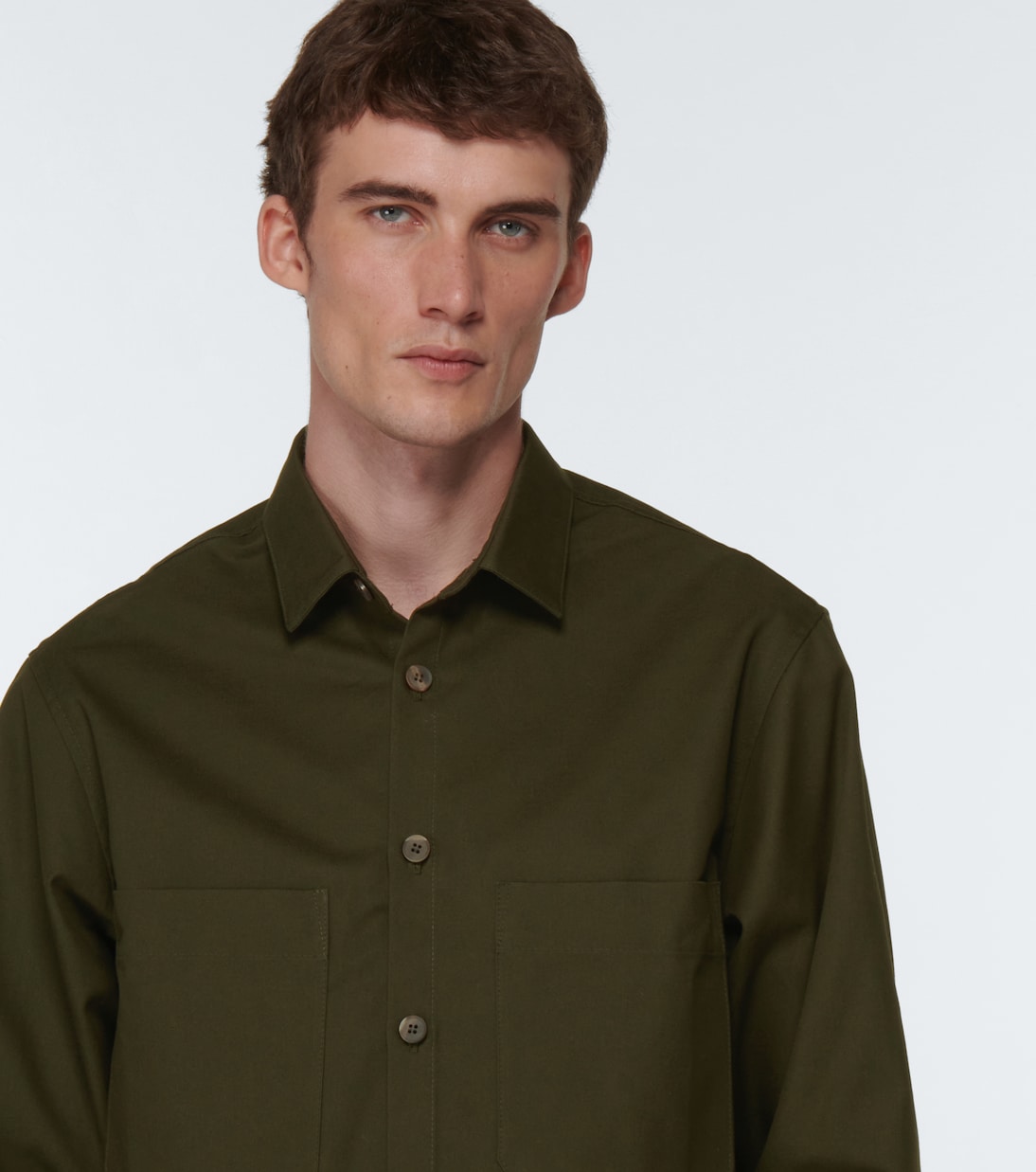 Camisa en sarga de algodón | King & Tuckfield