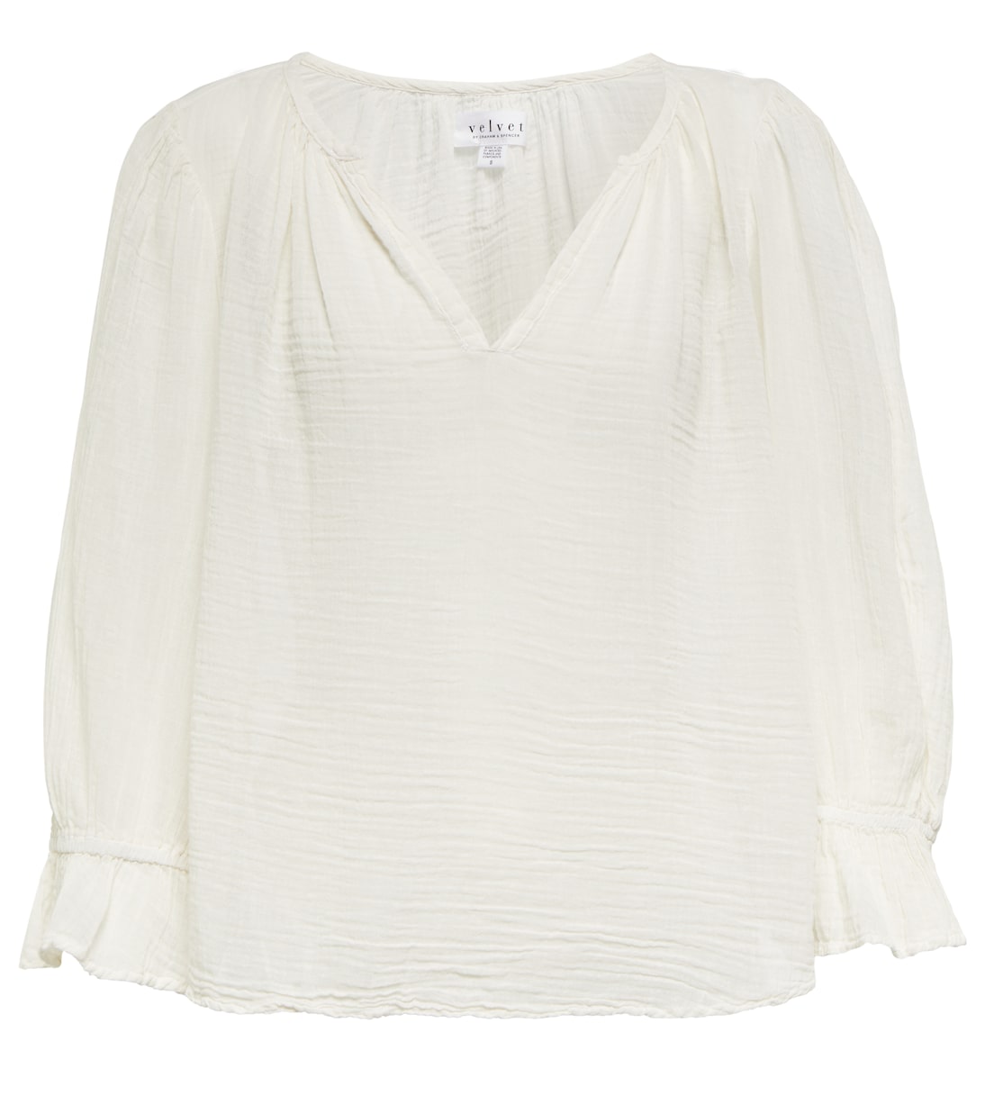 Dita cotton gauze blouse | Velvet