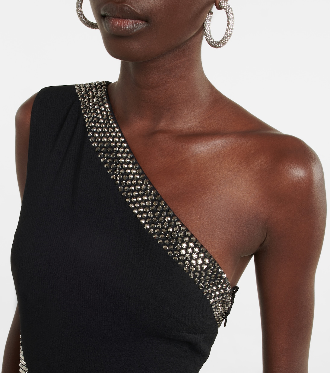 Embellished one-shoulder maxi dress | Stella McCartney