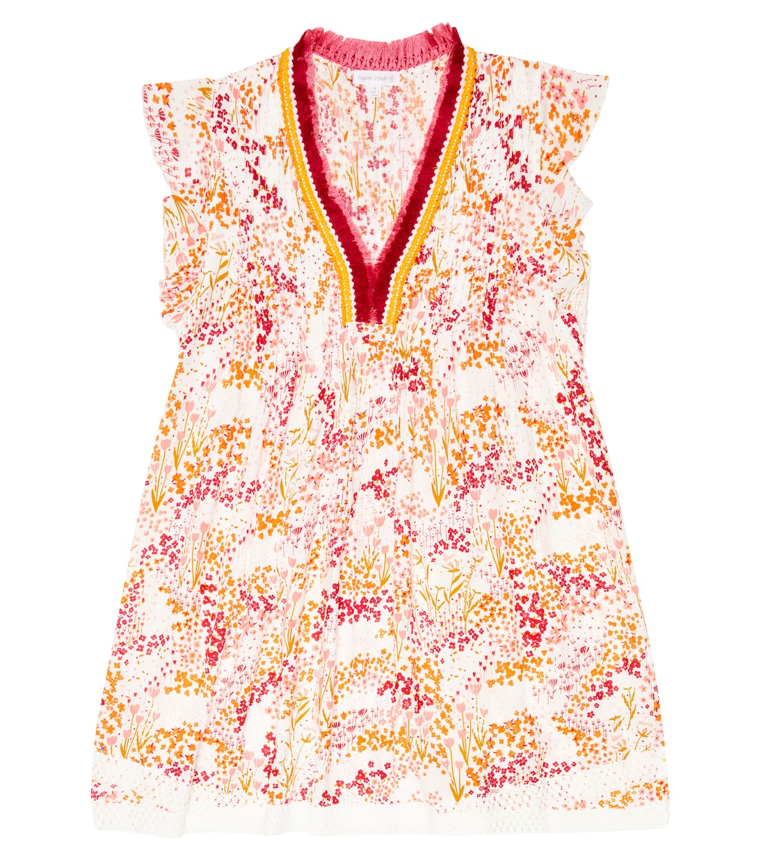 Bedrucktes Kleid Sasha | Poupette St Barth Kids