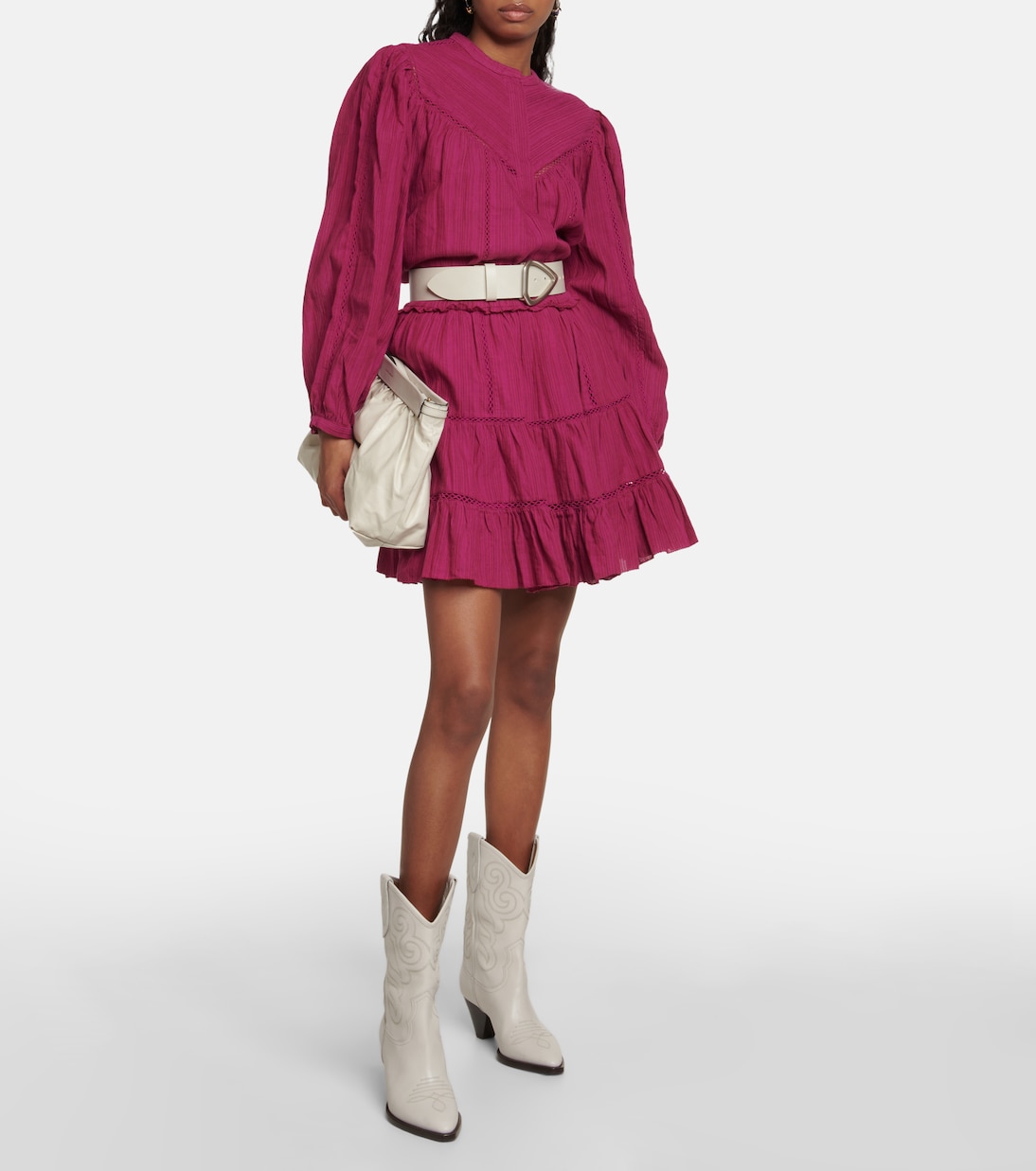 Lioline cotton-blend miniskirt | Marant Etoile